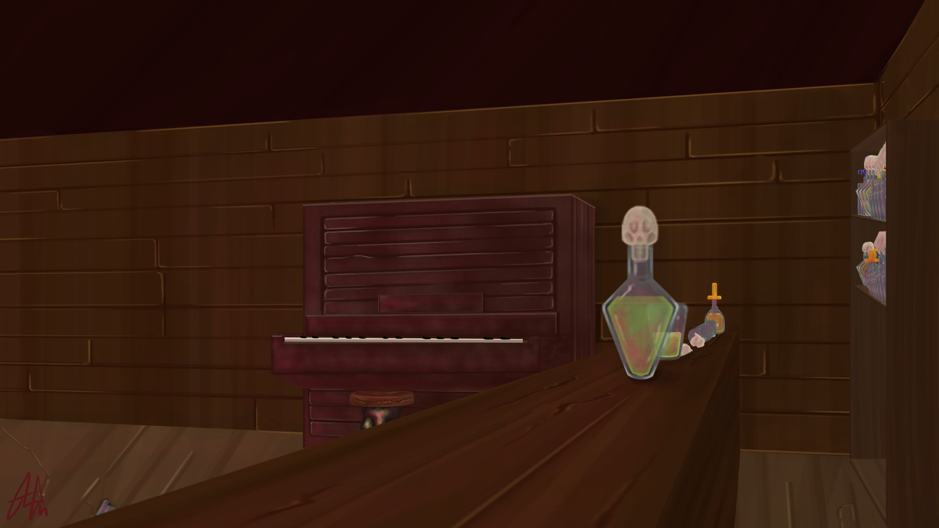 The Last Riders...And Hell Followed With Him
[Scene 10 Background]