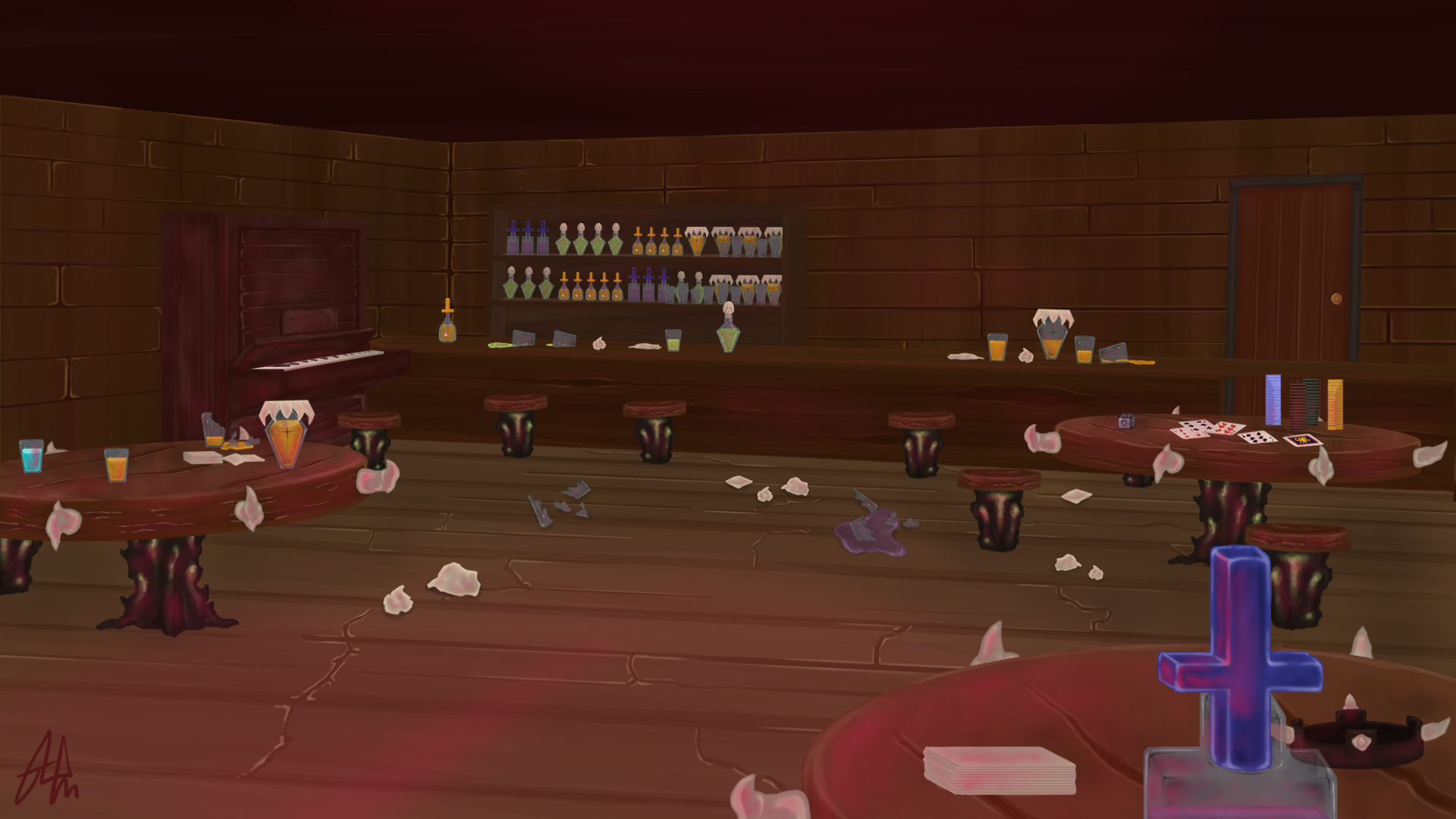 The Last Riders...And Hell Followed With Him
[Scene 17 Background]