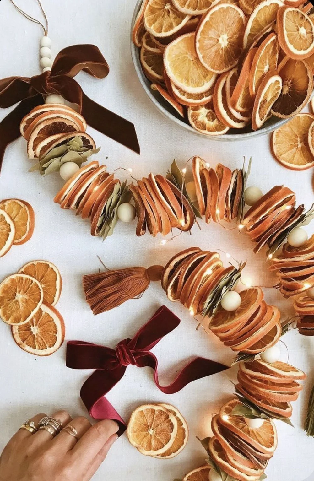 Orange garland