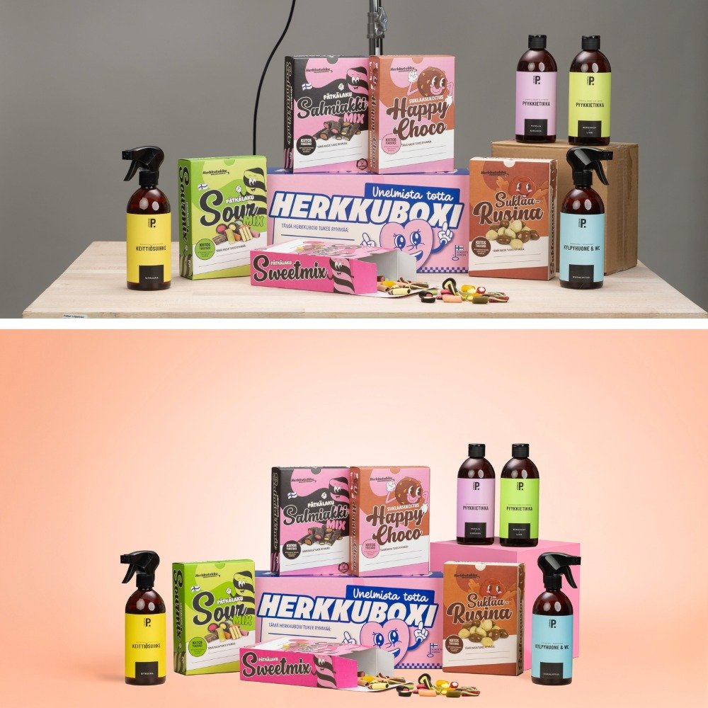 AI ei tee kuvaajasta tarpeetonta, vaan ennemminkin auttaa monissa asioissa.

T&auml;ss&auml; 5 tapaa, joilla k&auml;yt&auml;n AI:ta yrityskuvauksissa jo nyt:

1. Taustanvaihto. Henkil&ouml; tai tuote voidaan kuvata studiossa ja AI:lla tehd&auml;&auml