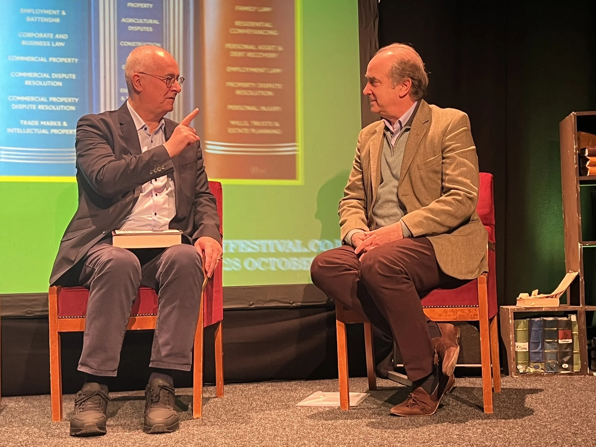 Speaking at Yeovil Literary Festival