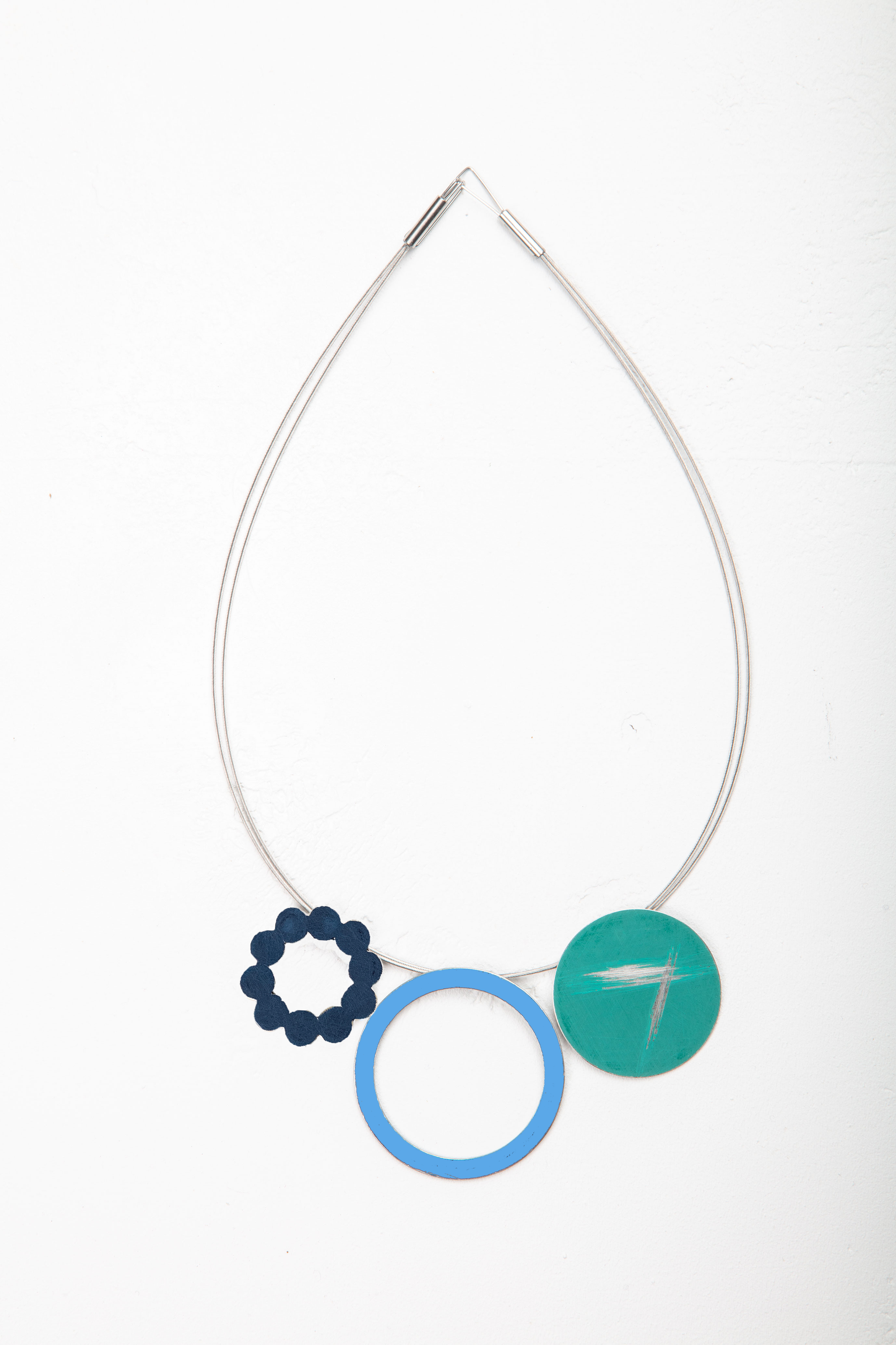 Flotsam Shape Necklace, Stainless steel