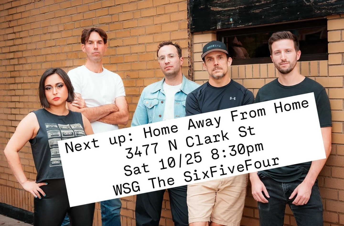 See you at @homeawayfromhome_chicago on Sat 10/25, with special guests The SixFiveFour. Details at FB link in bio.