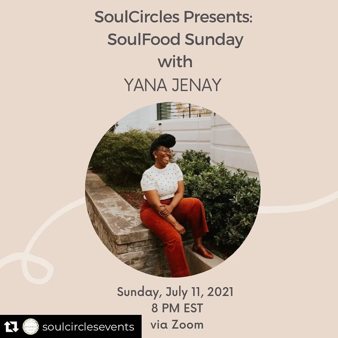 This Sunday I will be hanging out with the women of @soulcirclesevents for a conversation about forgiveness.

Forgiveness is by far NOT something I excel at and my own mother has told me this to my face! It hurt, but I'm so thankful for a mom who pla