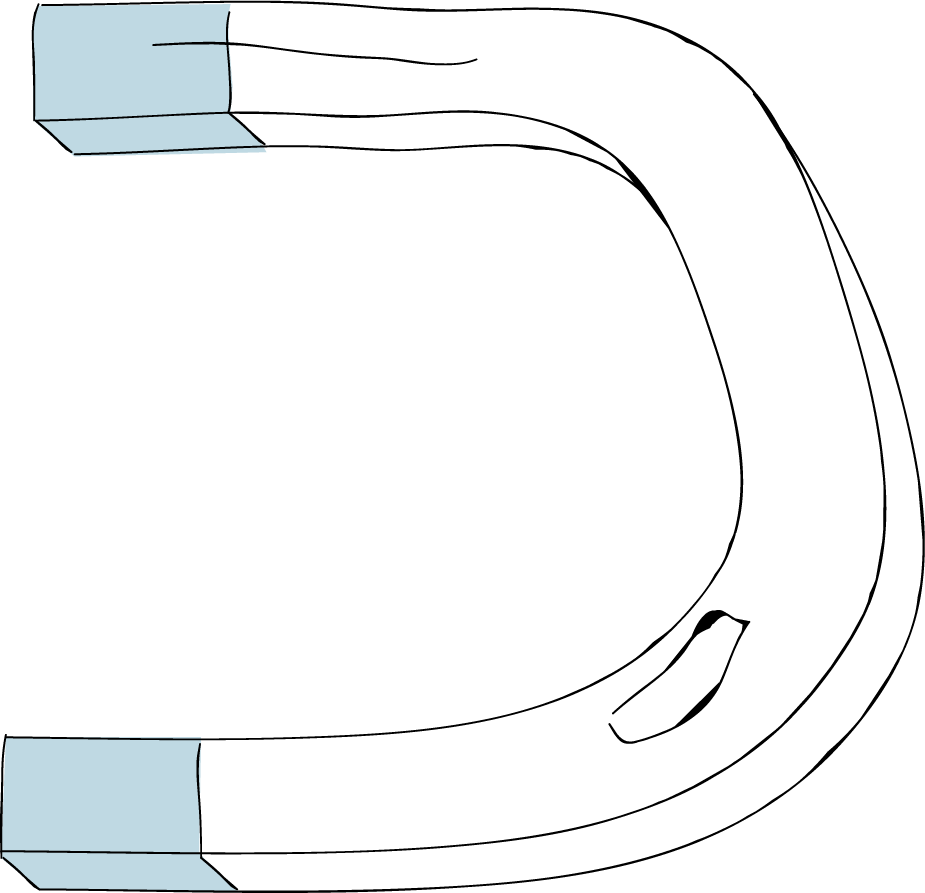 Illustrated magnet representing the progression of prospective customers.