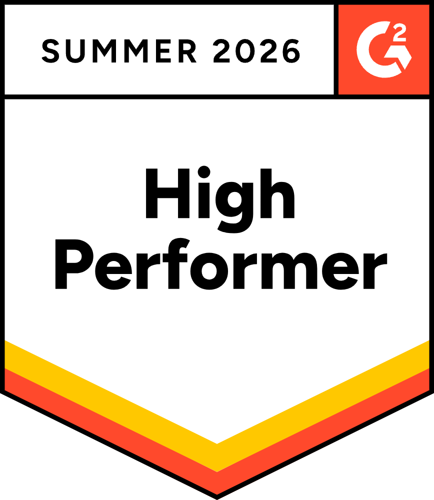 Dreamdata G2 Badge - Summer 2026 High Performer