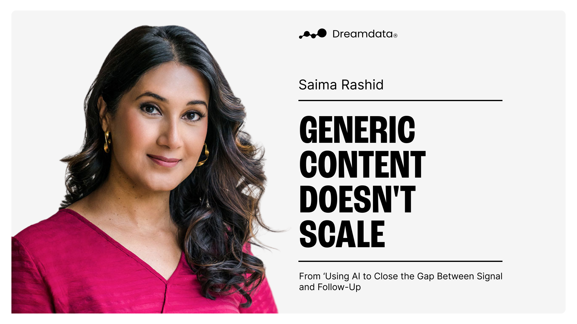 Using AI to Close the Gap Between Signal and Follow-Up — Dreamdata