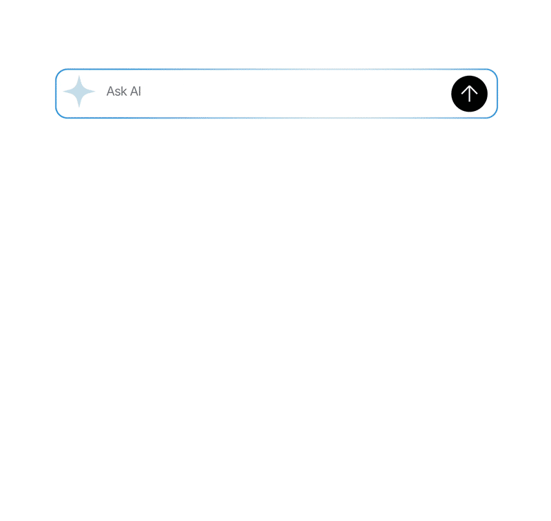 Dreamdata AI - Analytics Agent. Illustration of a chat bar where a question is being asked. The response comes from Dreamdata Analytics Agent that automatically generates a report that is customizable.
