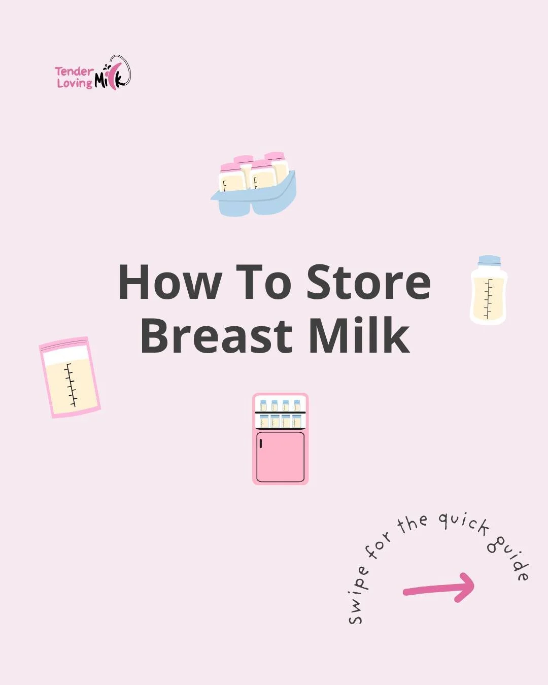 How to store breastmilk so it stays safe and nourishing for your baby 🍼✨
Room Temp (up to 25&deg;C): 4 hours (3 hours on a hot sunny day)
Fridge (4&deg;C): Up to 4 days
Freezer: Up to 6 months
Deep Freezer: Up to 12 months

Extra tips to remember:
S