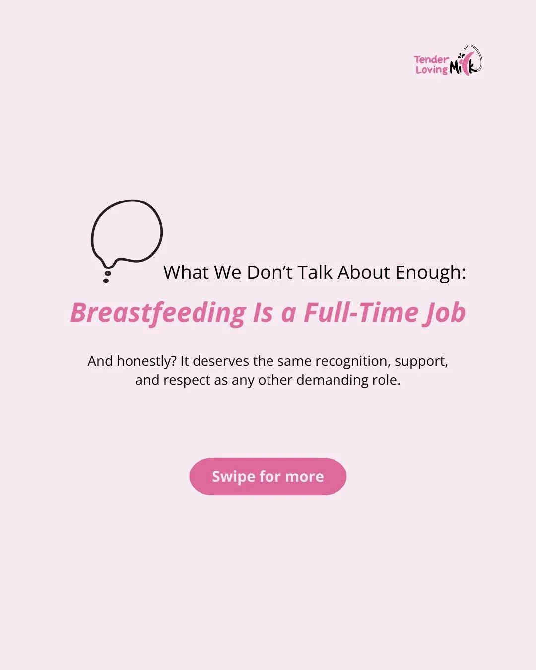 Breastfeeding isn&rsquo;t &ldquo;just feeding.&rdquo;

It&rsquo;s hours, heart, healing, and a whole commitment that often goes unseen. So this week, we&rsquo;re naming it for what it truly is, a full-time job with zero days off and a whole lot of lo