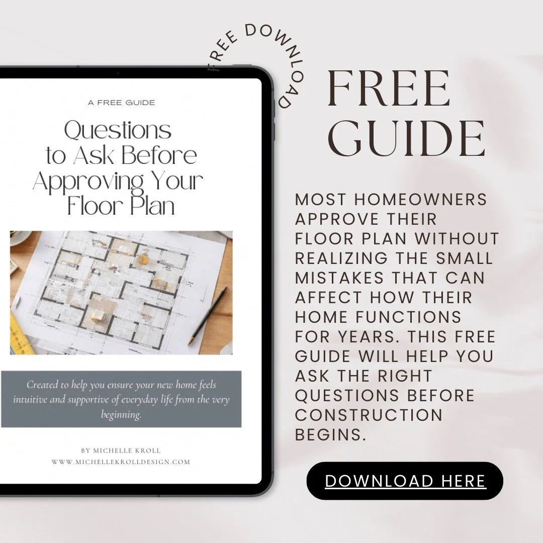Before you approve your floor plan&hellip; read this.

One of the biggest mistakes homeowners make during a new build or remodel is assuming their floor plan is perfect once the architect finishes it.

But small layout decisions made at this stage ca