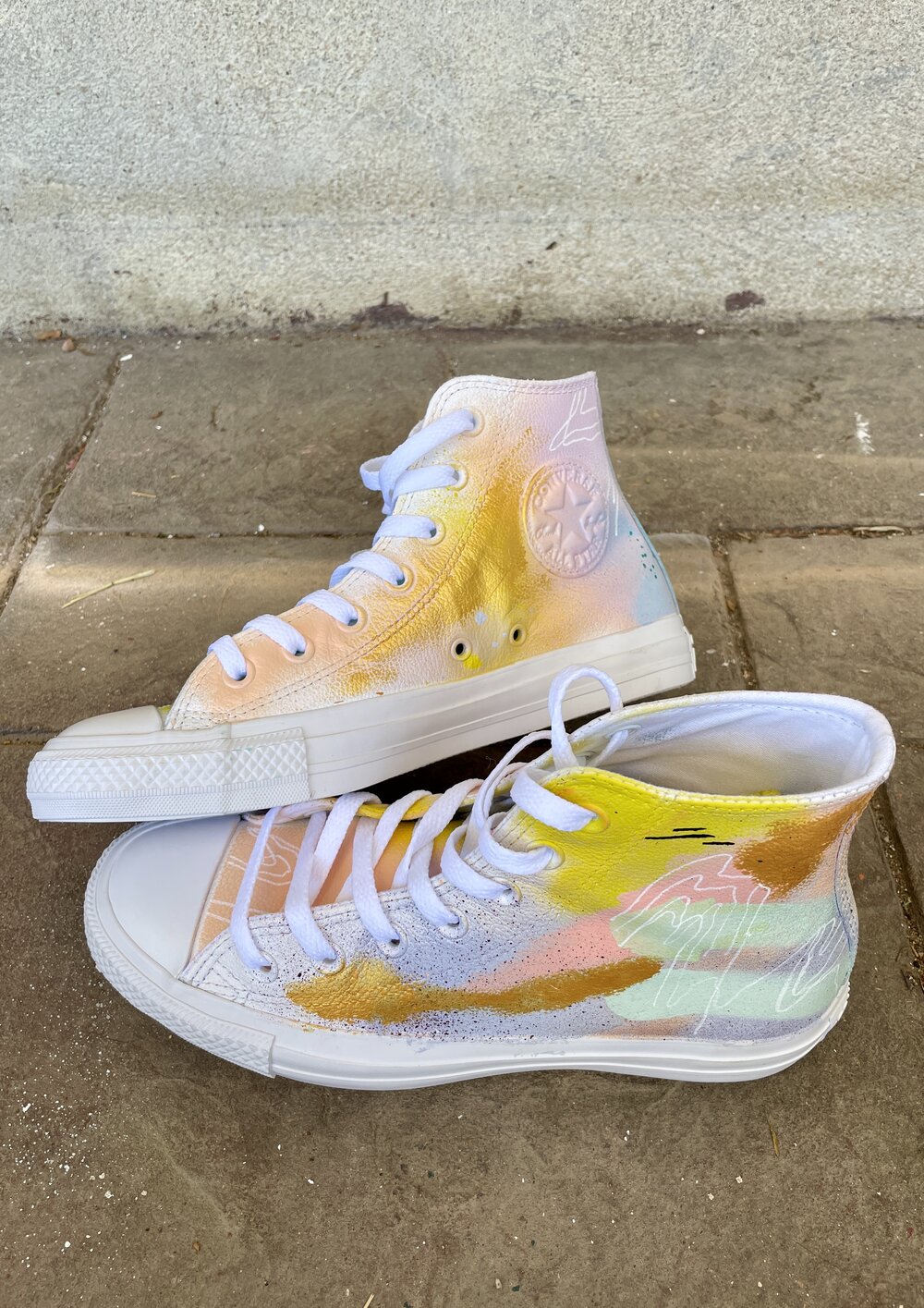 Made Sneakers! Courtney Griffin Fine Art