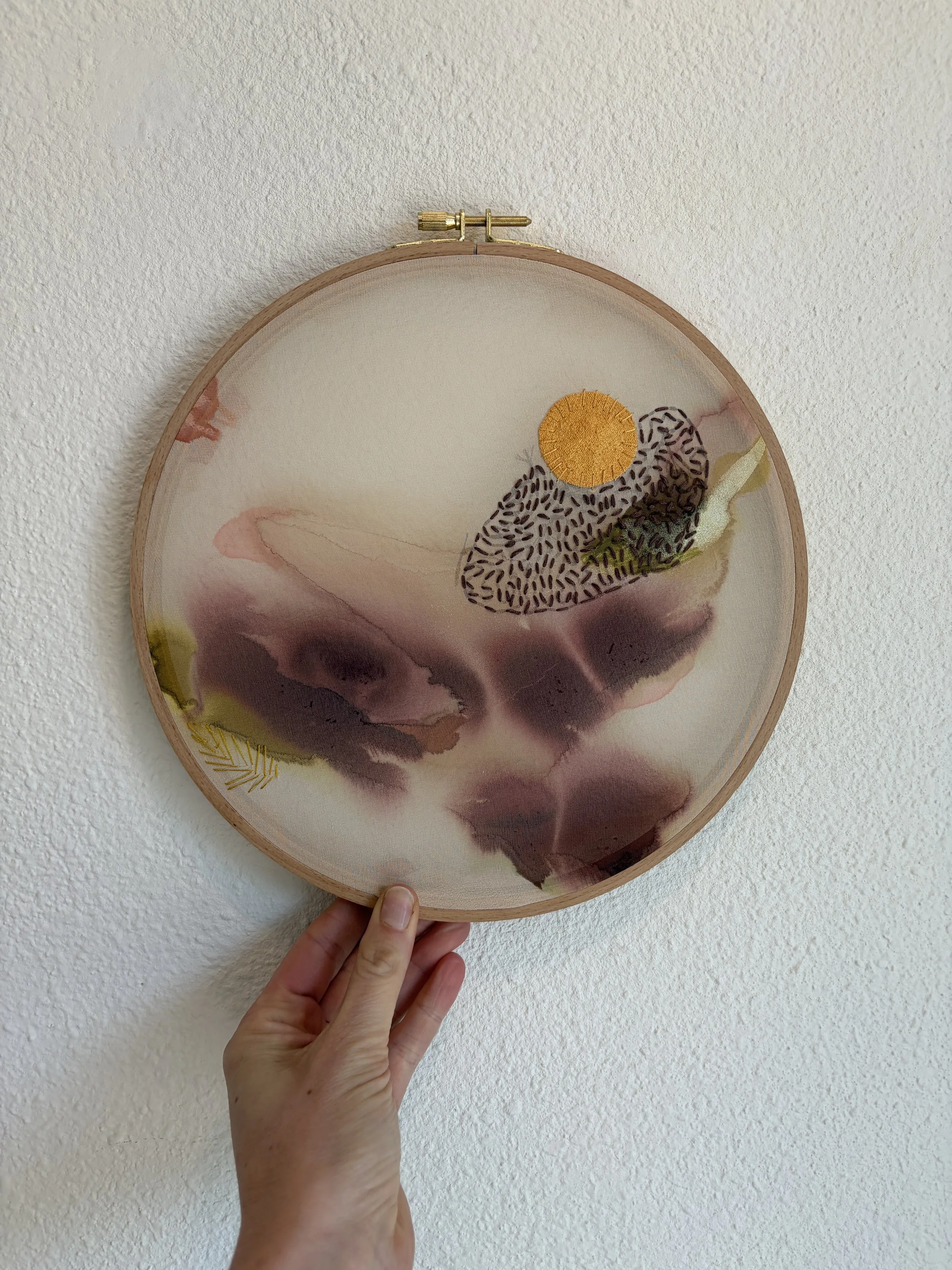 24 (10" hoop on silk)