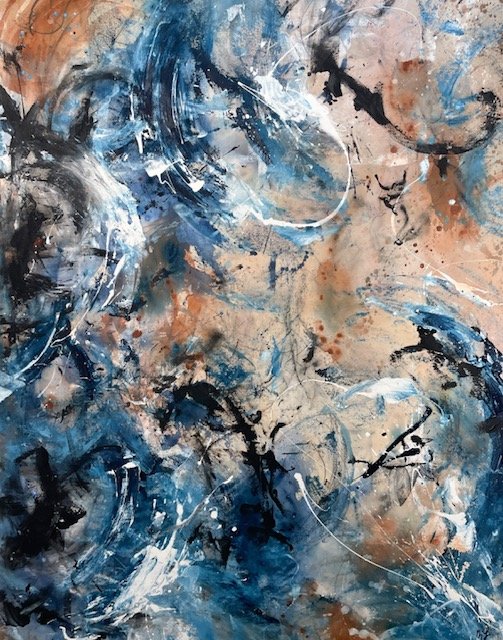Rhapsody in Prussian Blue No. 1