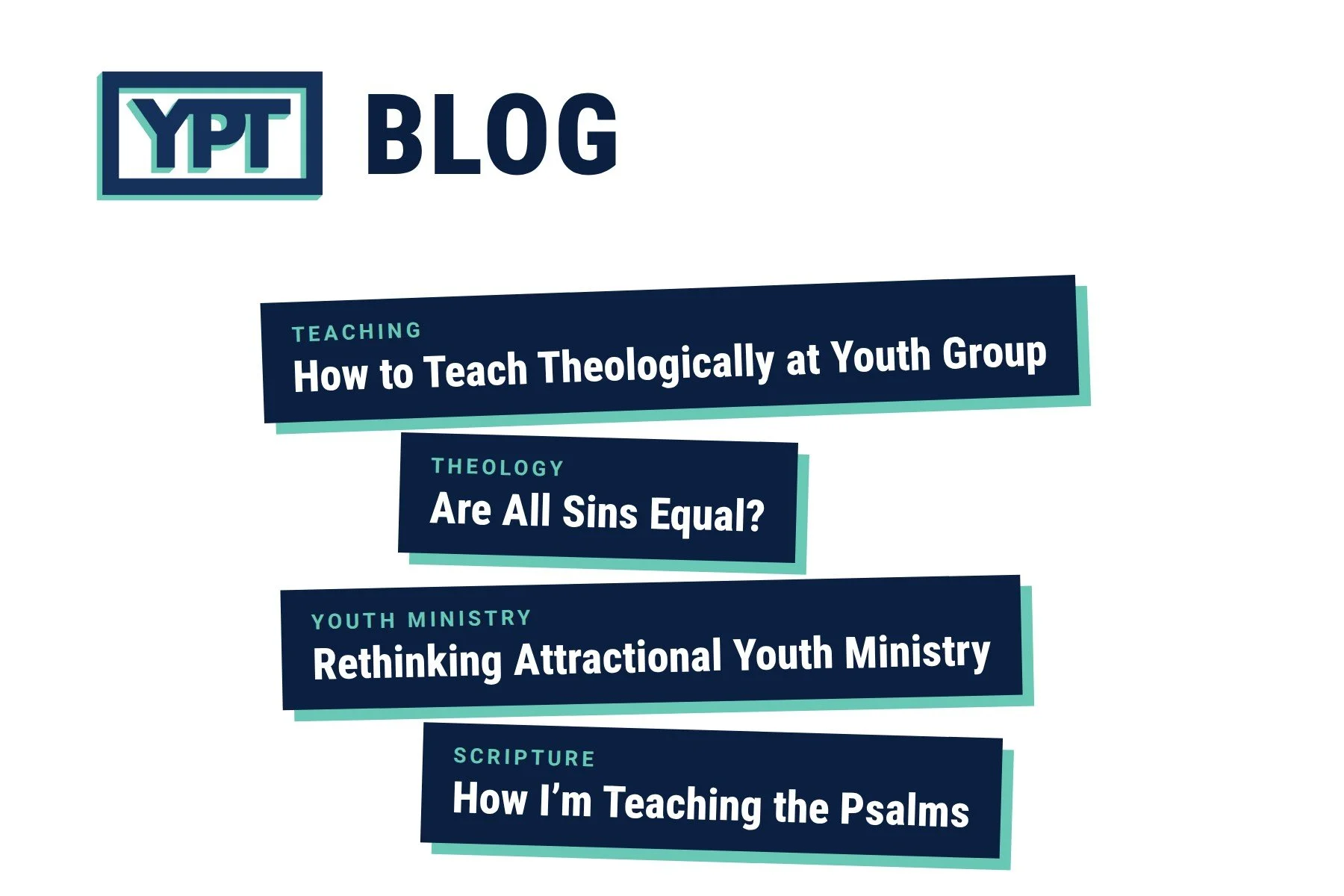 The YPT Blog presents weekly articles about theological youth ministry, scripture, and other related areas of youth ministry.