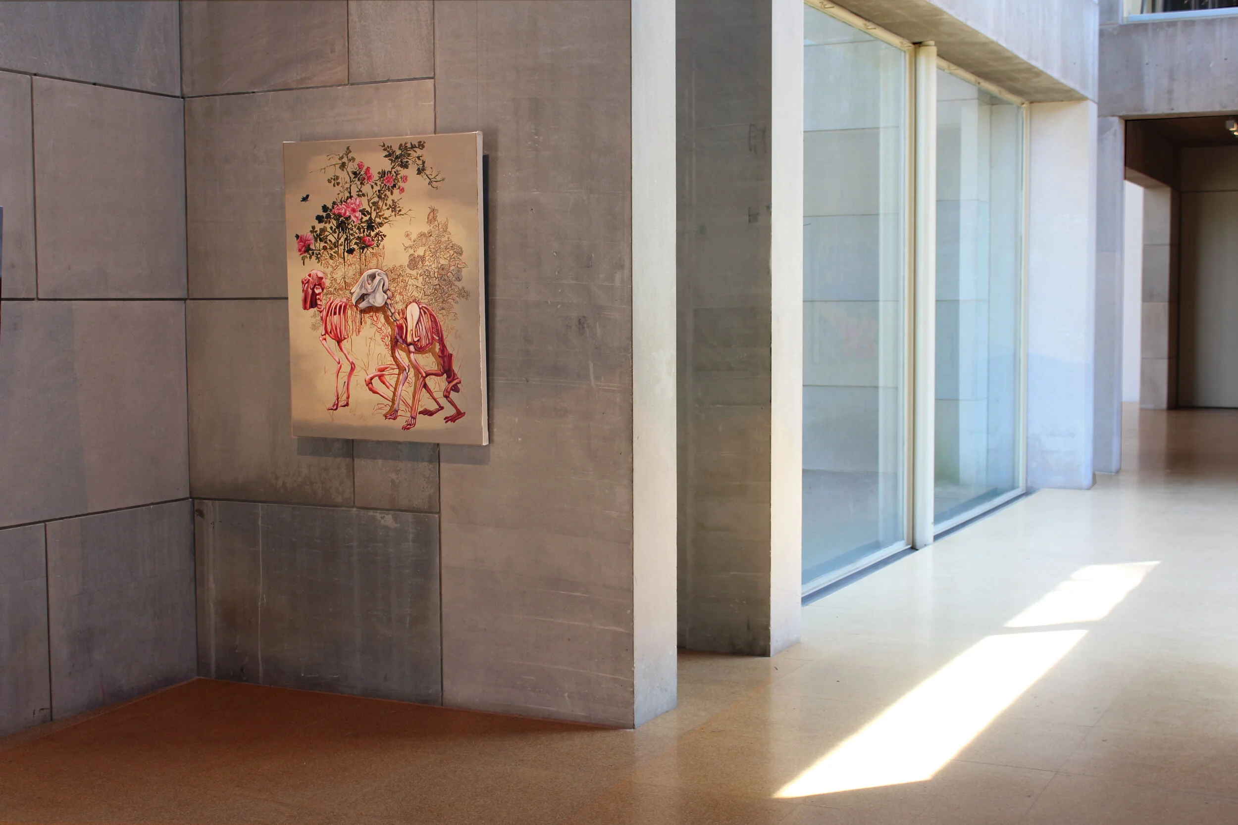 REMAINS Installation, Wesleyan University Zilkha Gallery, 2017
