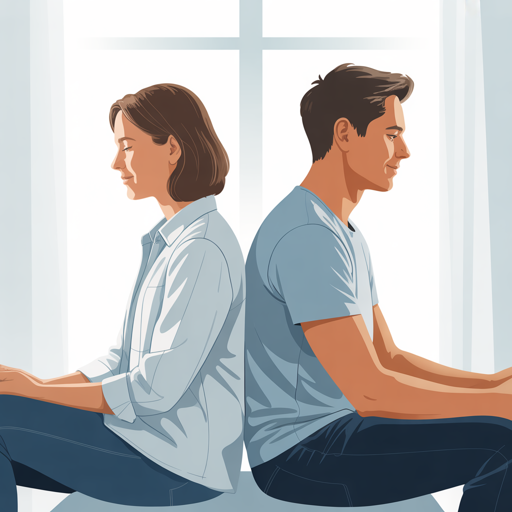 Man and woman experience healing relationship showing how childhood trauma wounds heal through safe connections