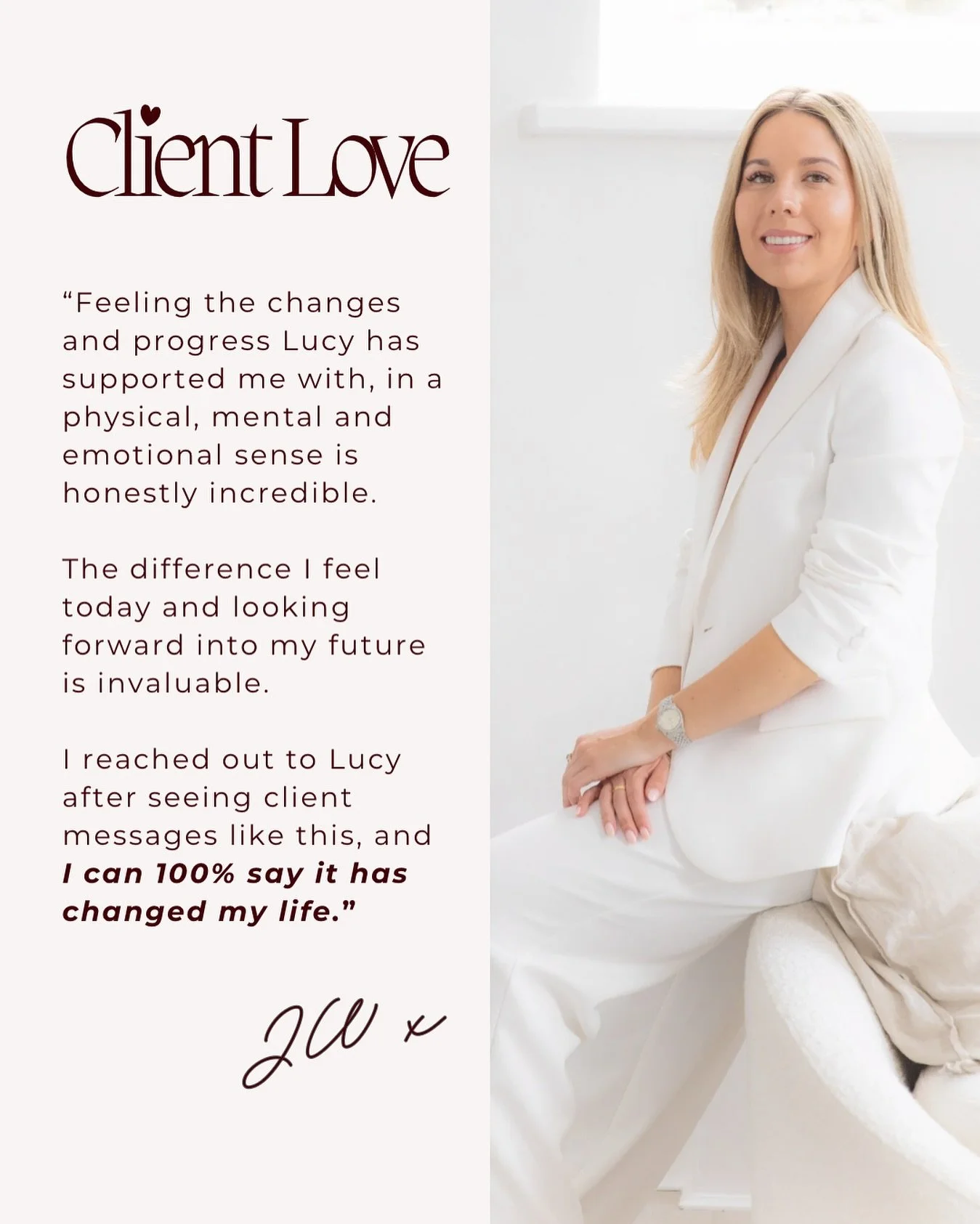 I closed my laptop after a client session &amp; this is what landed in my inbox 📨 

To know that our 1:1 work together has created such deep physical, mental and emotional shifts for them is honestly why I do what I do (and have done for over 10 yea