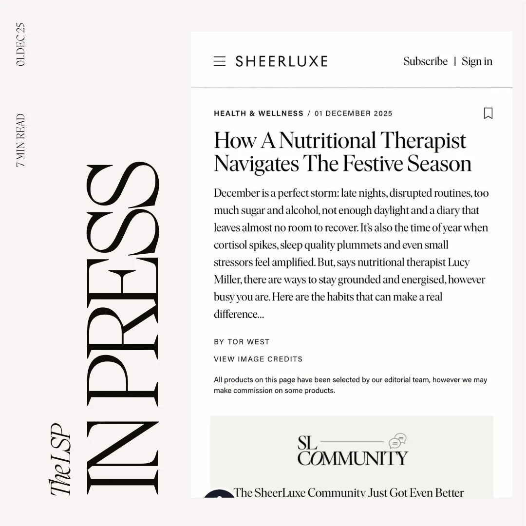 How A Nutritional Therapist  Navigates The Festive Season