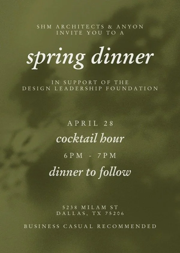 Dallas Fundraiser Dinner, April 28, 2026