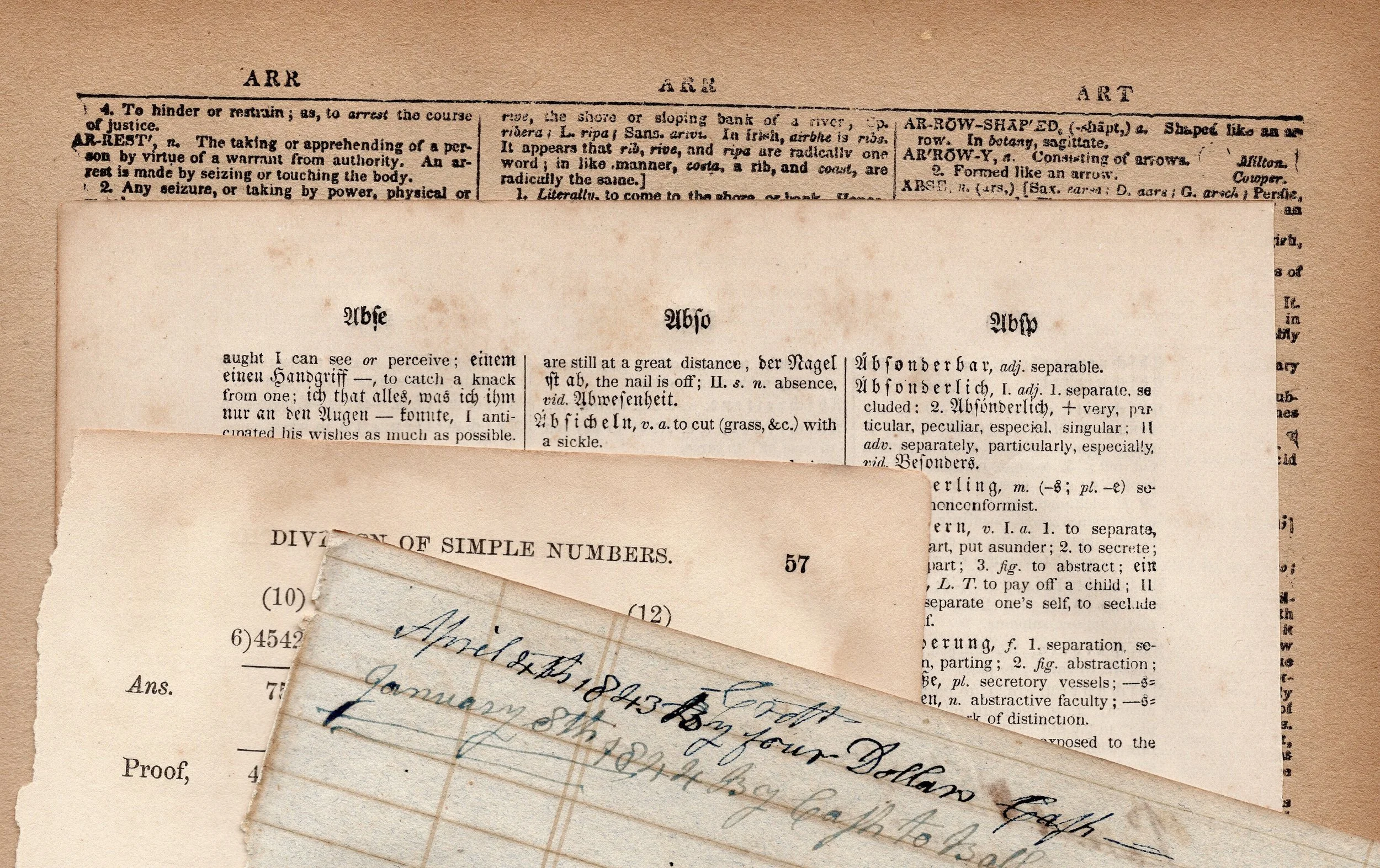 Working with Vintage Papers