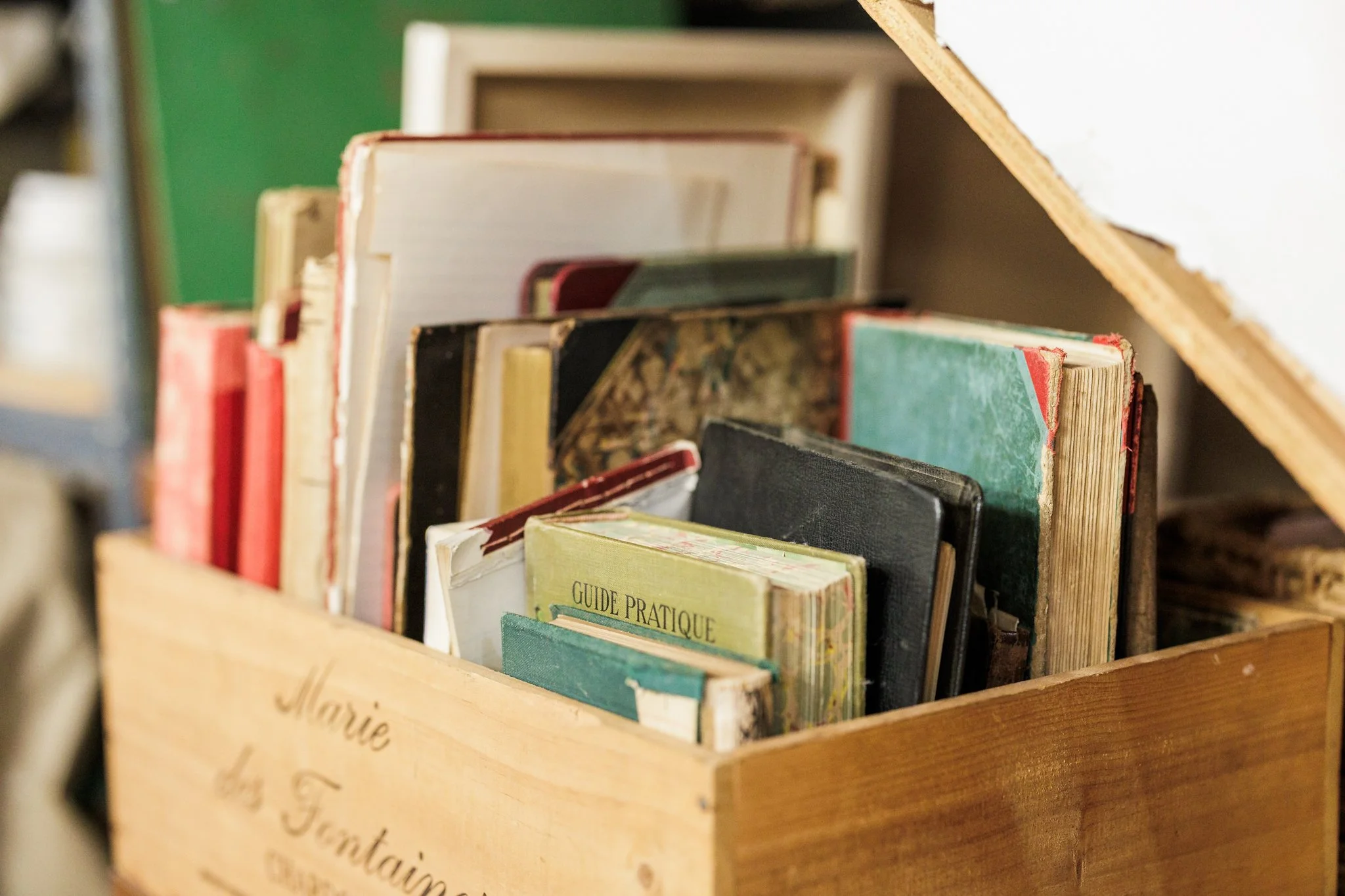 Vintage Papers for Letterpress Printing and Collage