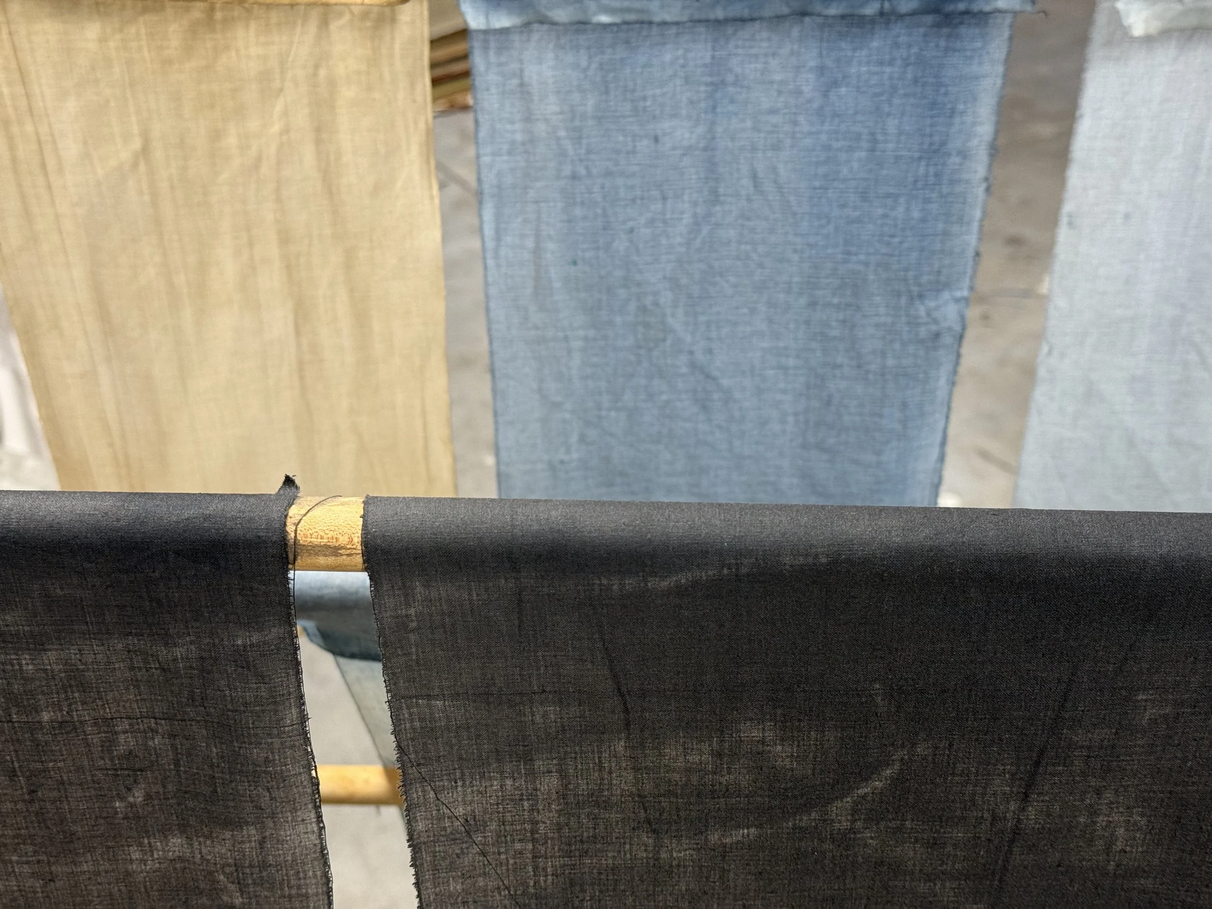 Dyeing Reclaimed Vintage Fabric 