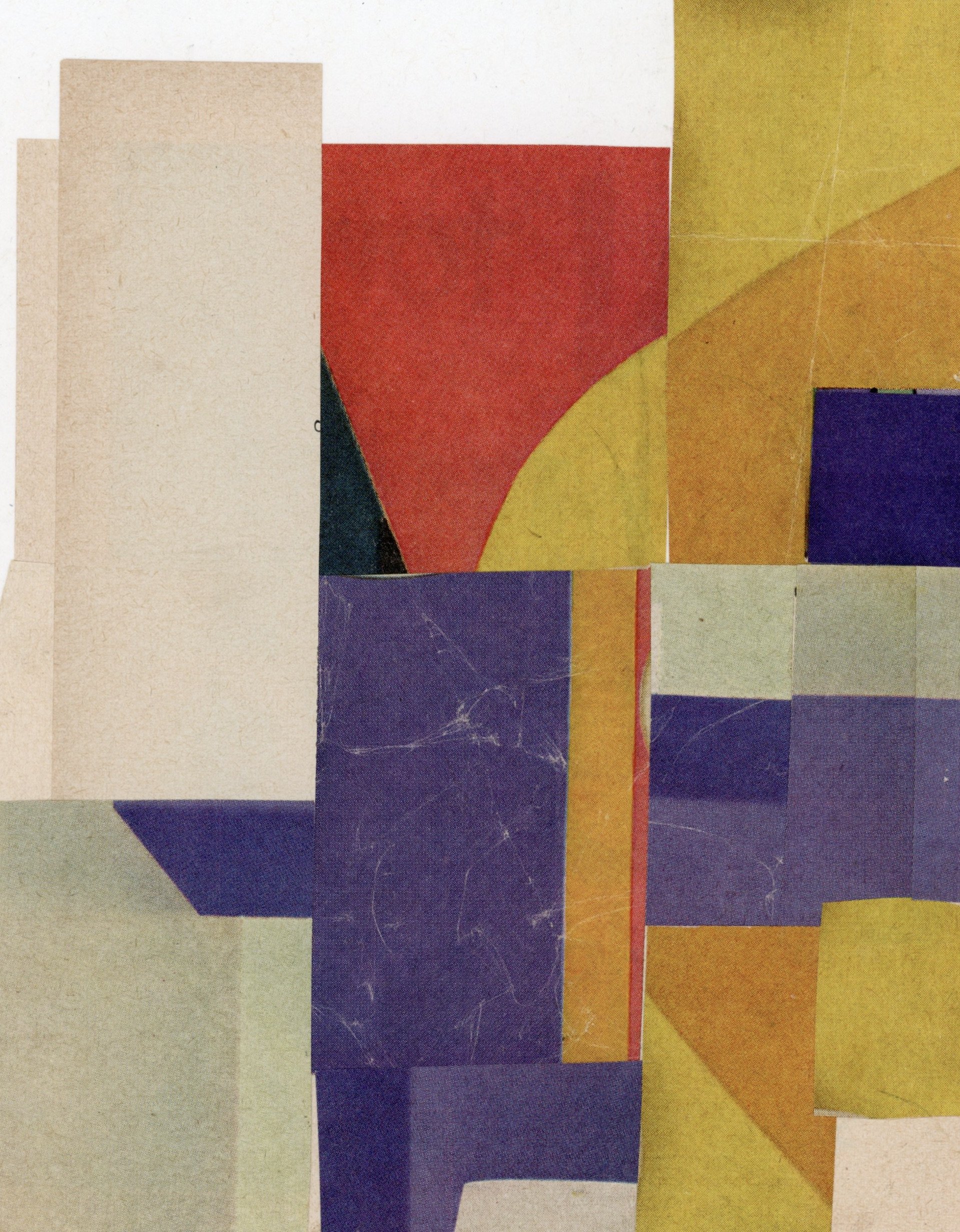 Abstract geometric art with colored shapes