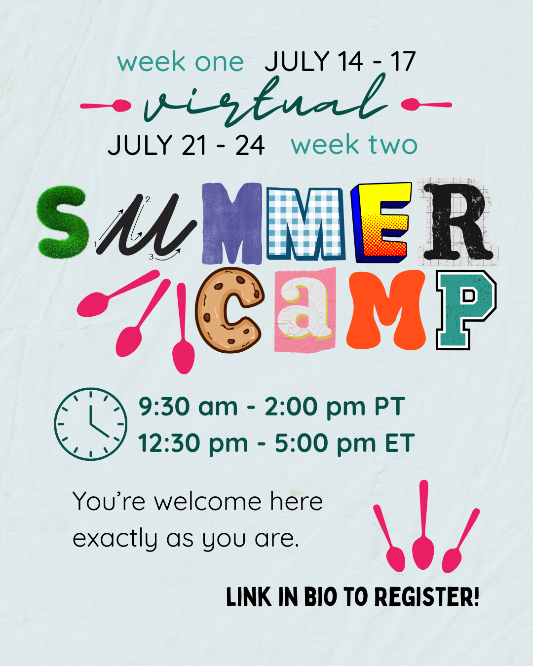 2025 summer camp flyer