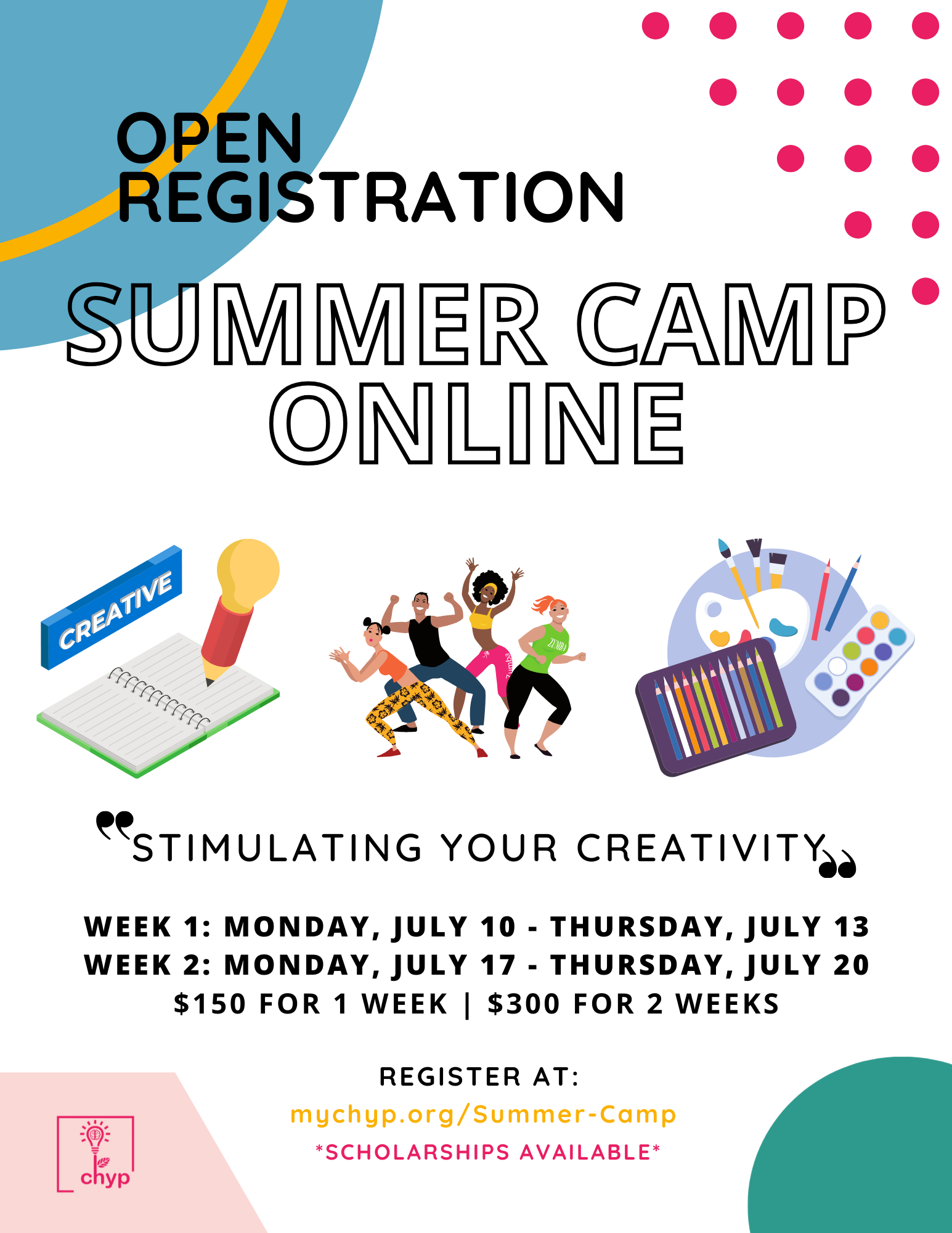 2022 summer camp flyer