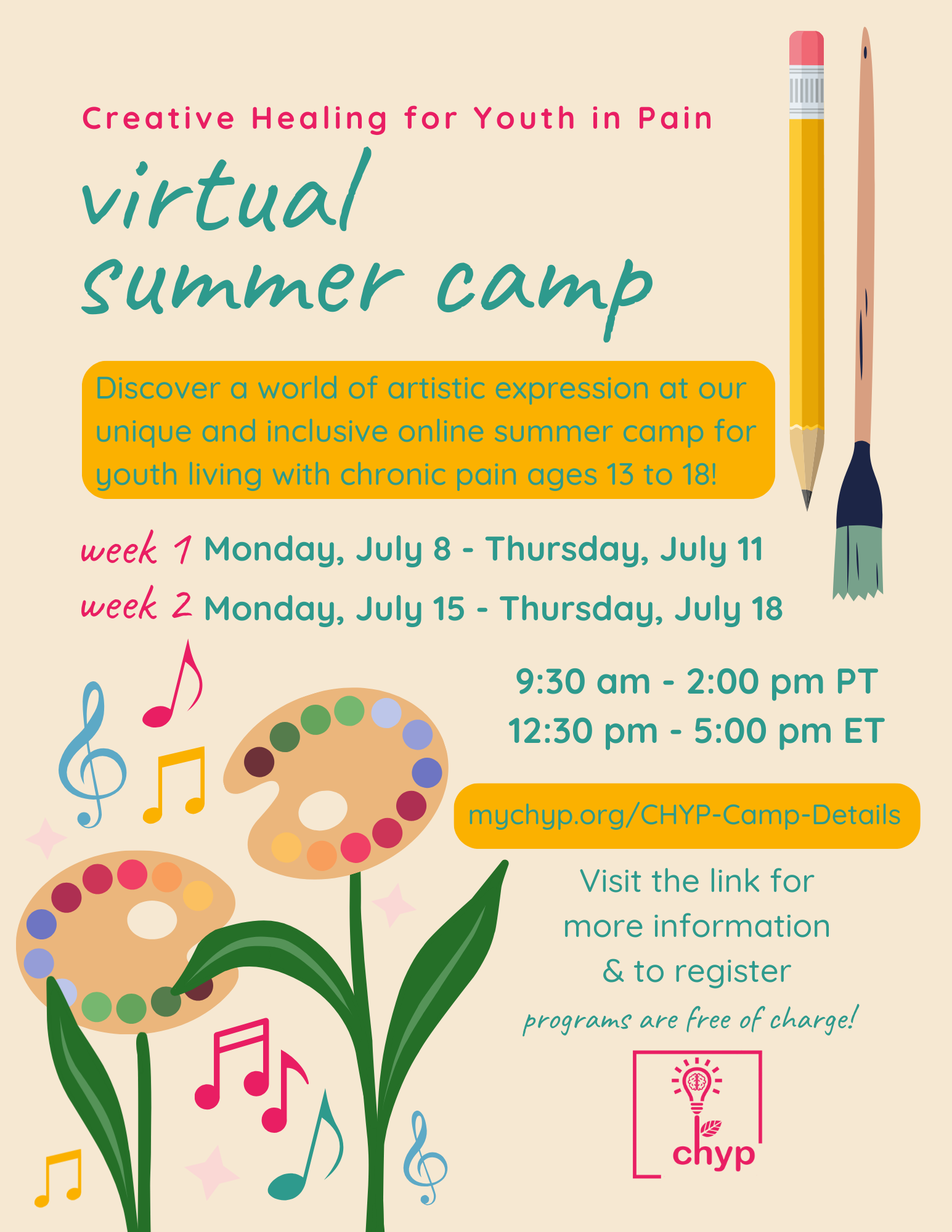 2025 summer camp flyer