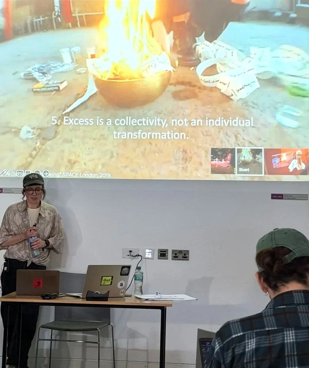 Conference presentation for 'Subversive, Investigative, and Open Source Practices' COST Action , Galway 2026. Photo by Jenny Jih. 
