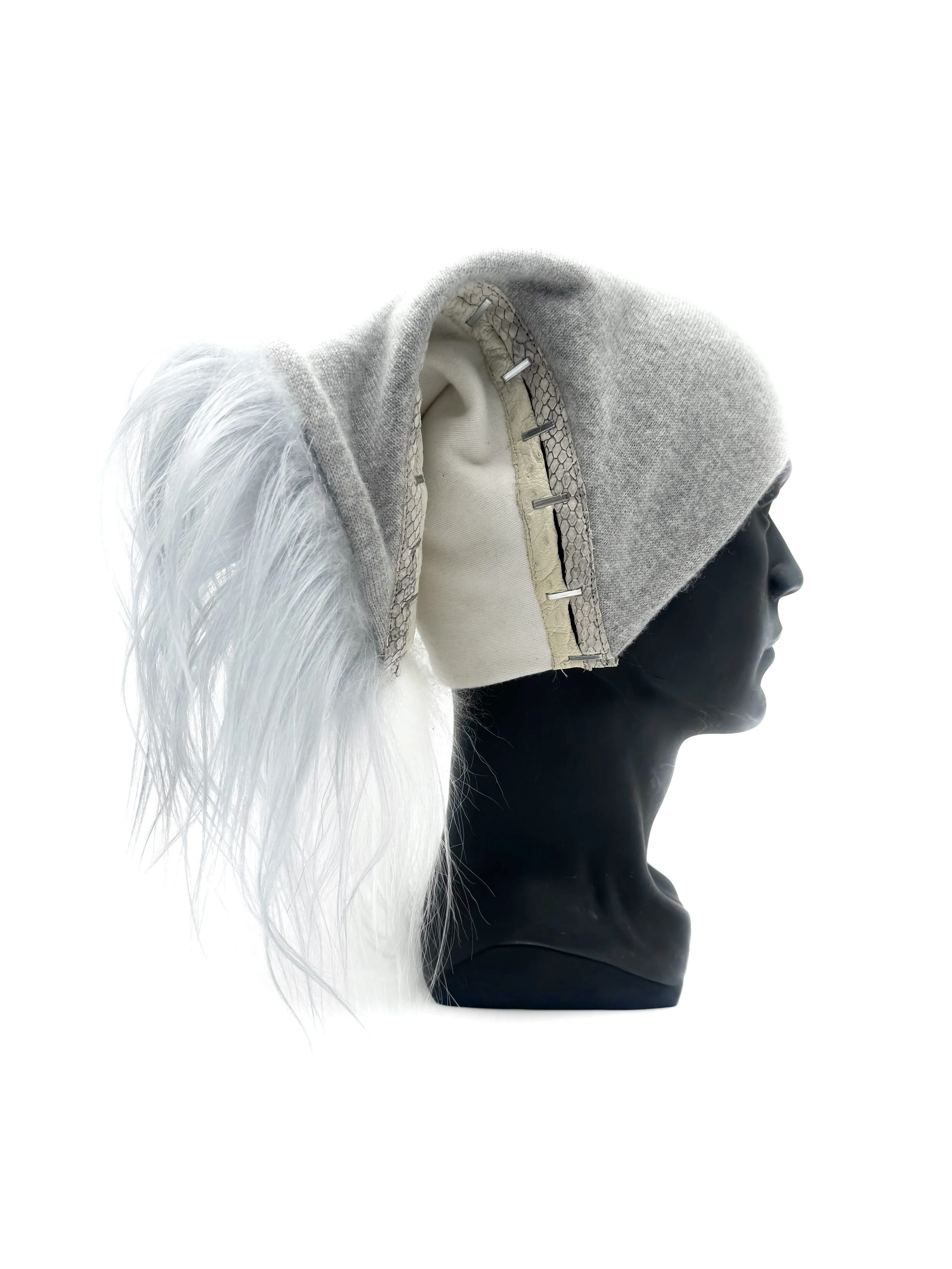 Greco / PRM by Kozaburo split staple beanie