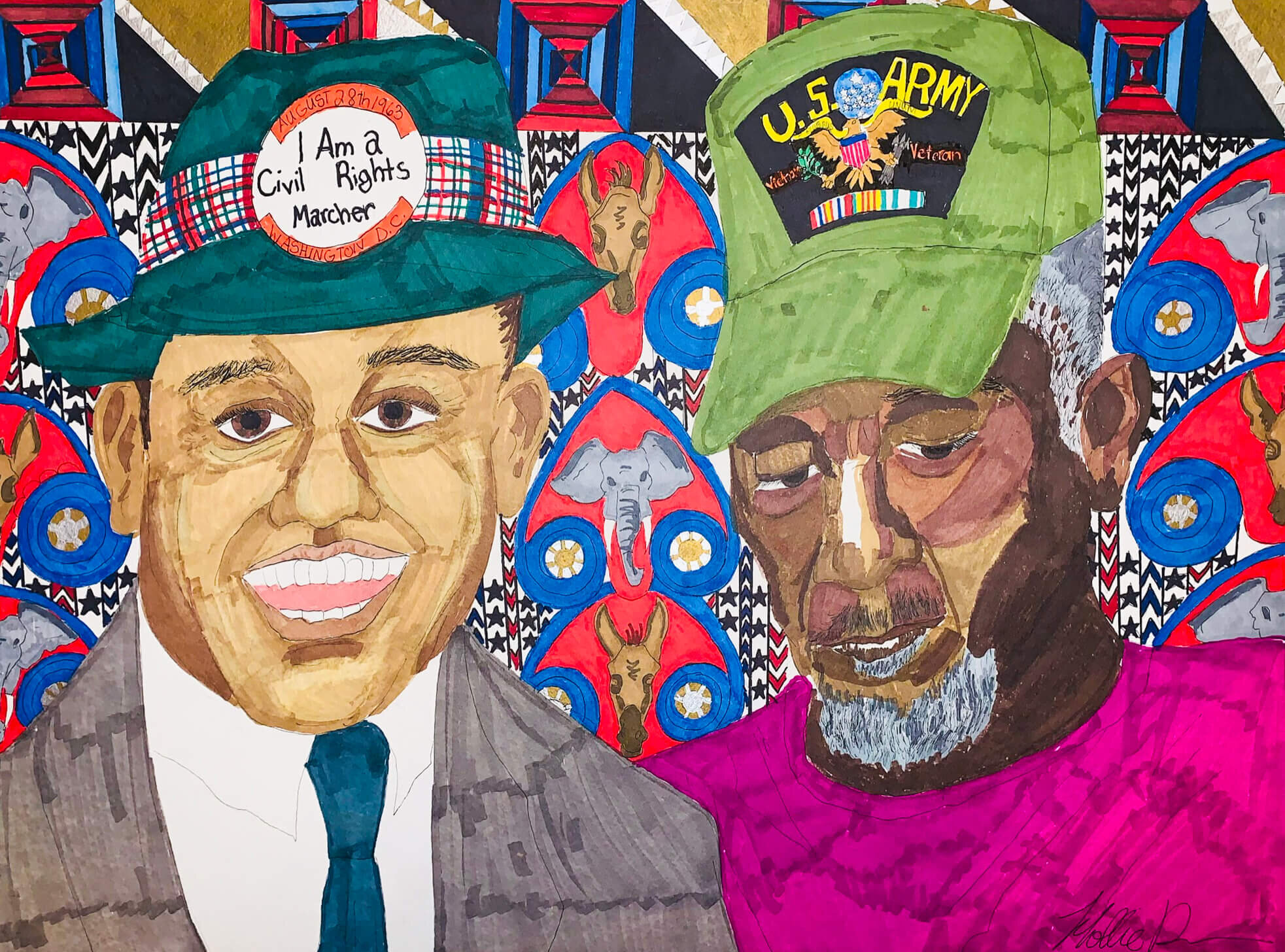 Vote
2020
Ink on watercolor paper
24”x18”
$300
