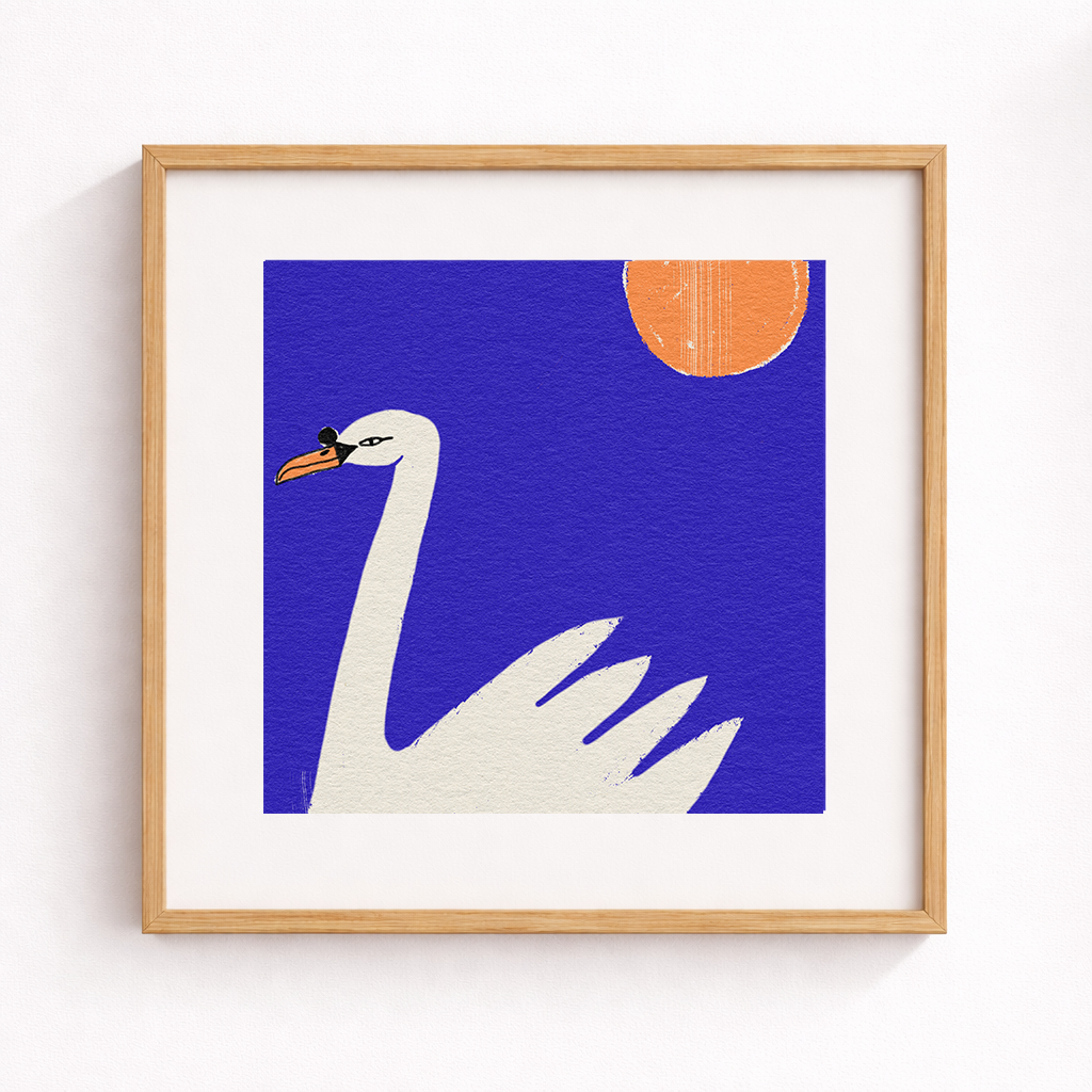 SQ 20cm Swimming Swan