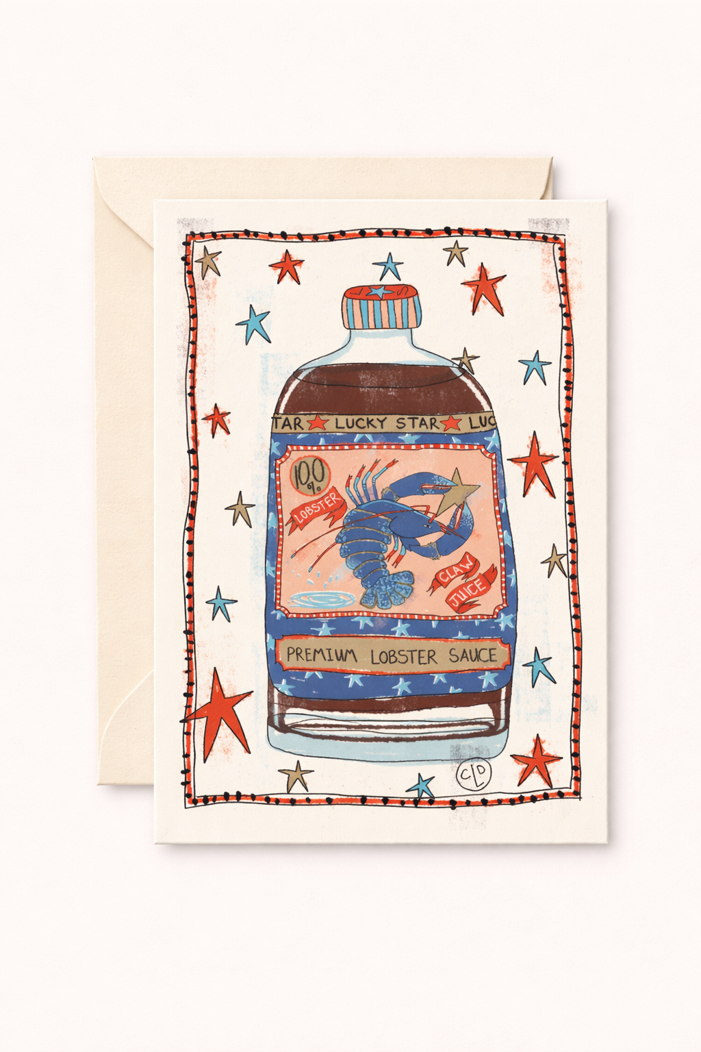 Lobster Sauce Greeting Card