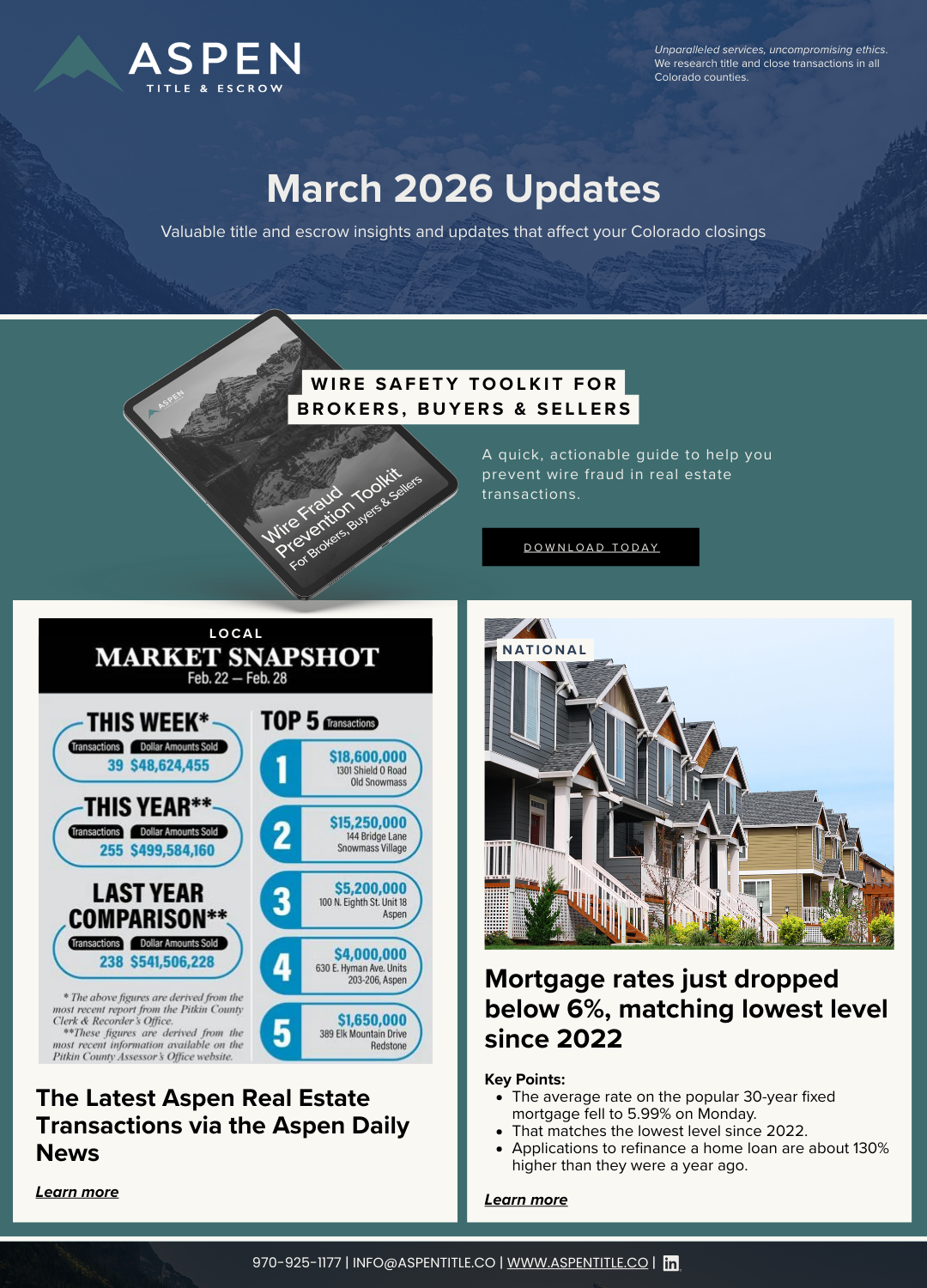 The March 2026 Newsletter - Week 2