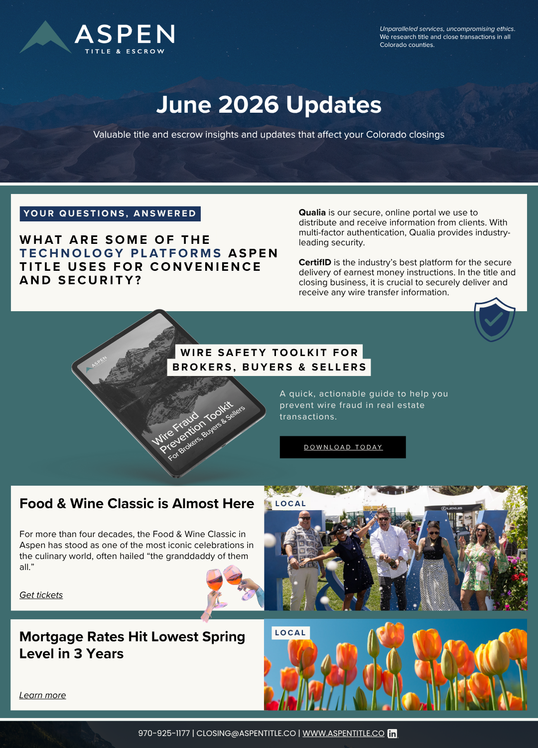 The June 2026 Newsletter - Week 2