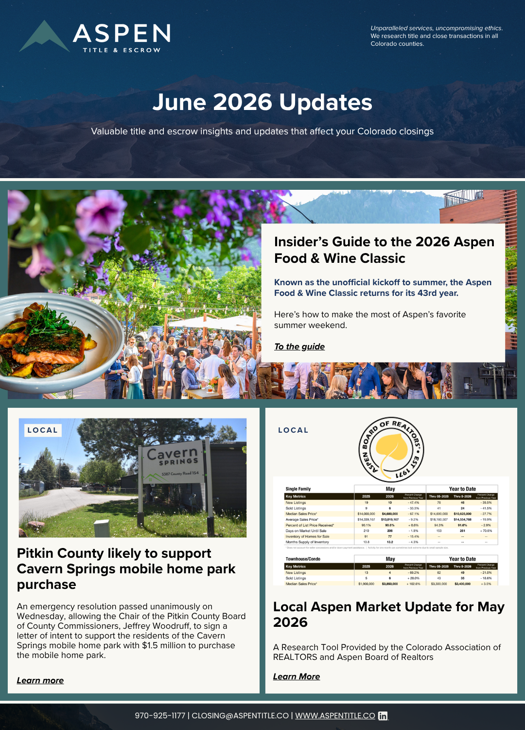 The June 2026 Newsletter - Week  3
