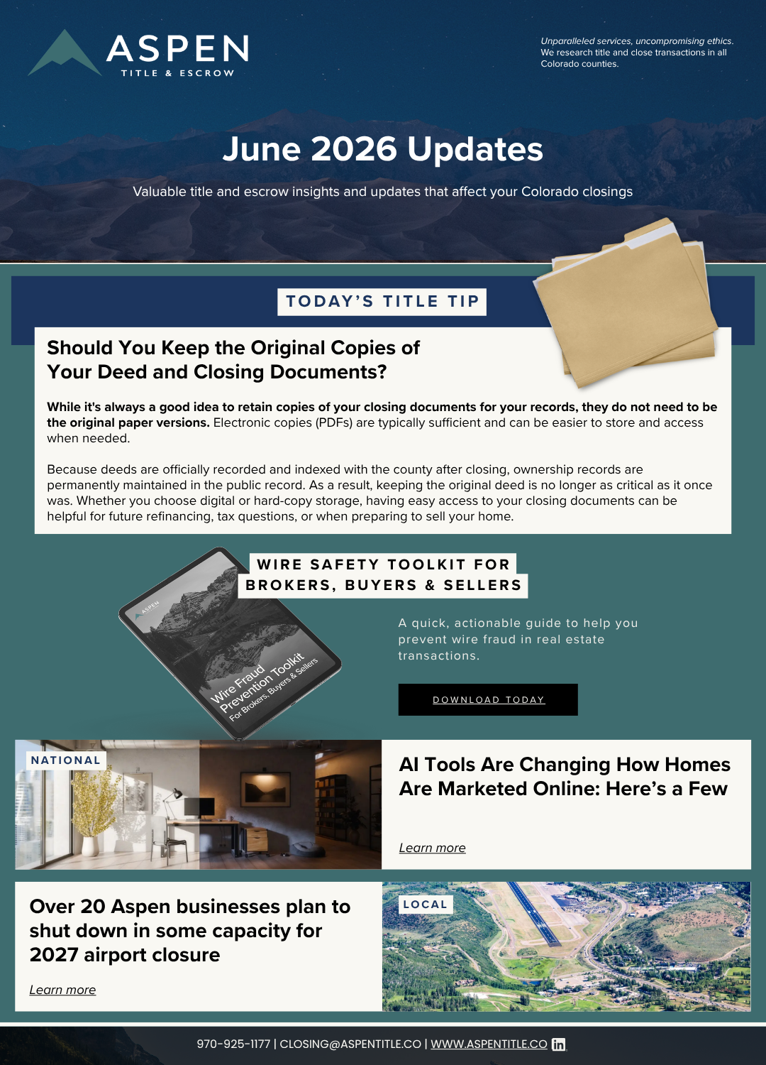 The June 2026 Newsletter - Week  4