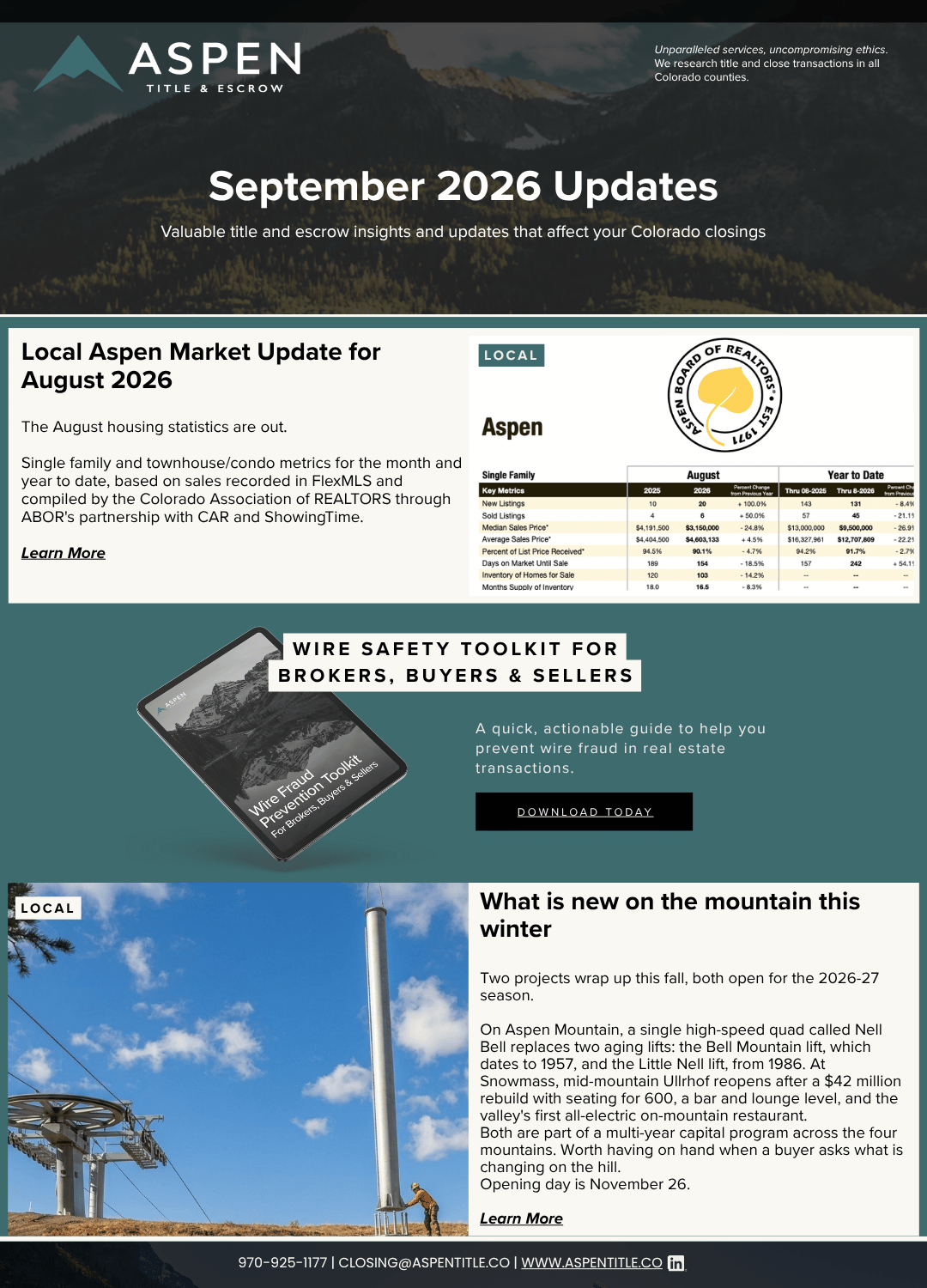 The September 2026 Newsletter - Week 5