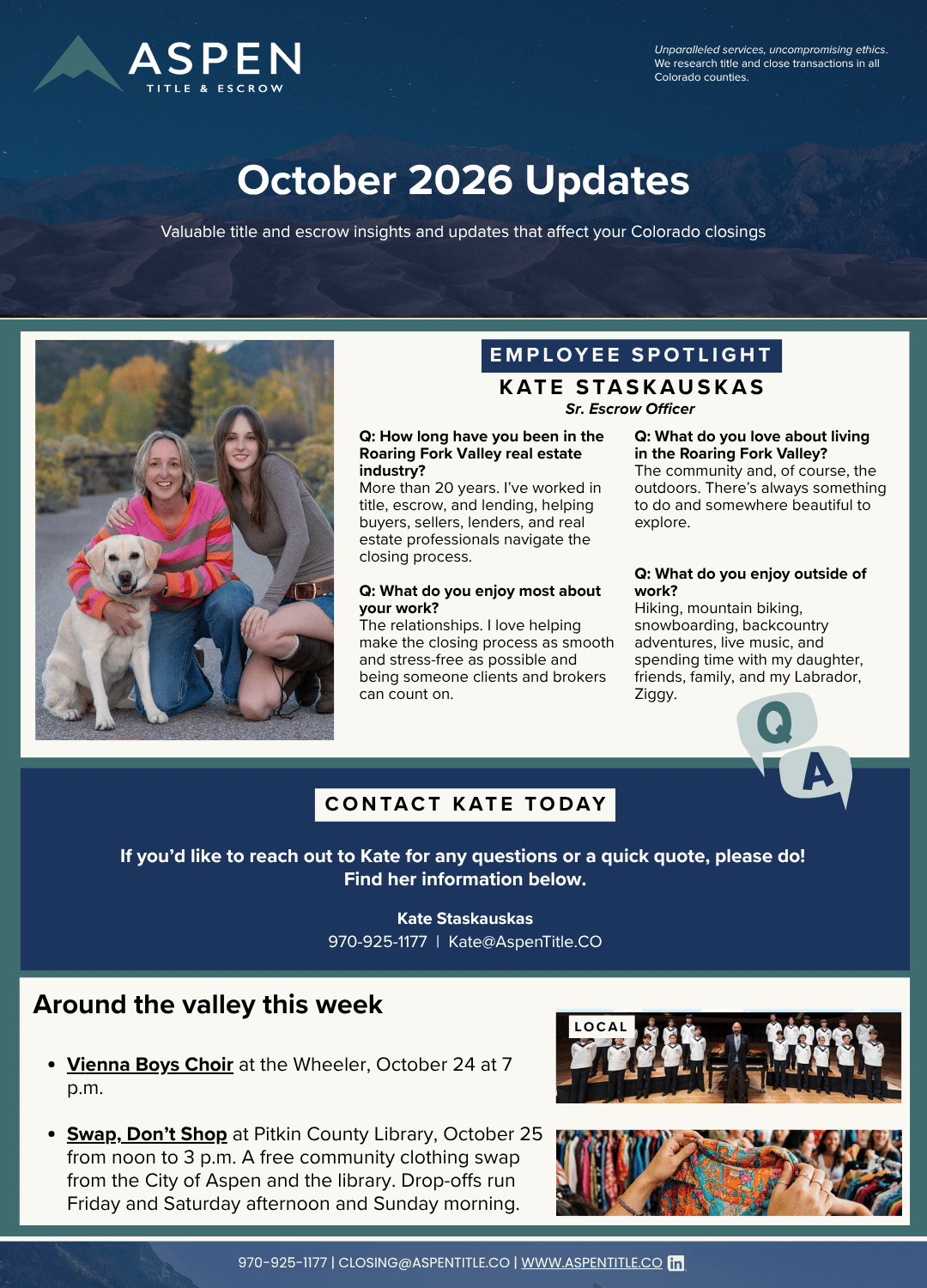 The October 2026 Newsletter - Week 3