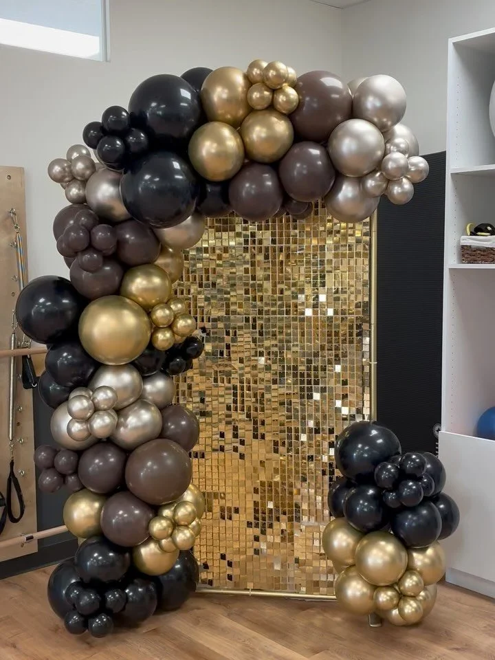 ✨ Celebrating 20 incredible years of movement, strength, and community with @premierpilatesstlouis ! ✨
We loved bringing this milestone to life with a shimmer wall, custom balloon d&eacute;cor, and a hand-painted Party Pole designed just for the occa