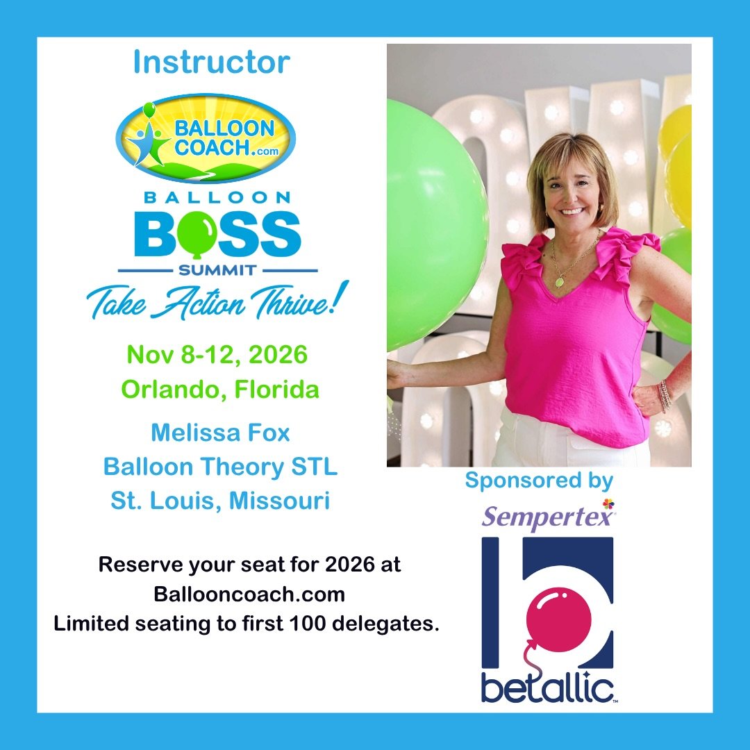 I&rsquo;m so excited to officially share that I&rsquo;ll be teaching at the Balloon Boss Summit 2026!

This is such an incredible opportunity to connect, learn, and grow alongside some of the most talented artists in our industry. I&rsquo;m honored t