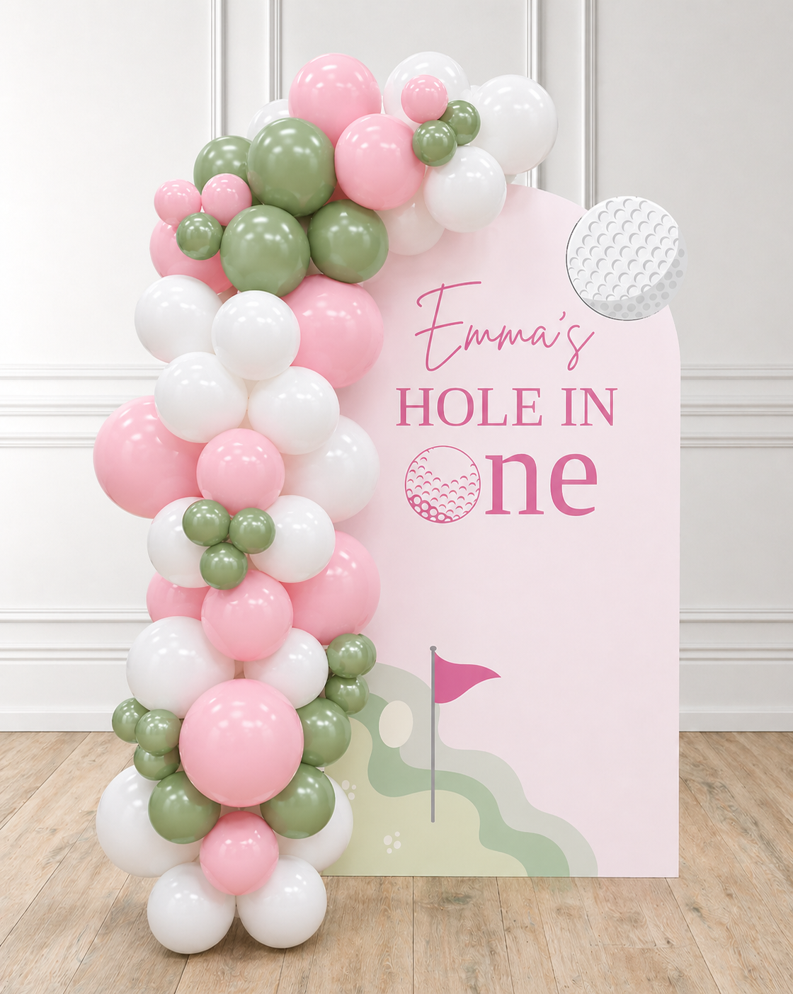 Hole in One Birthday Party Balloons