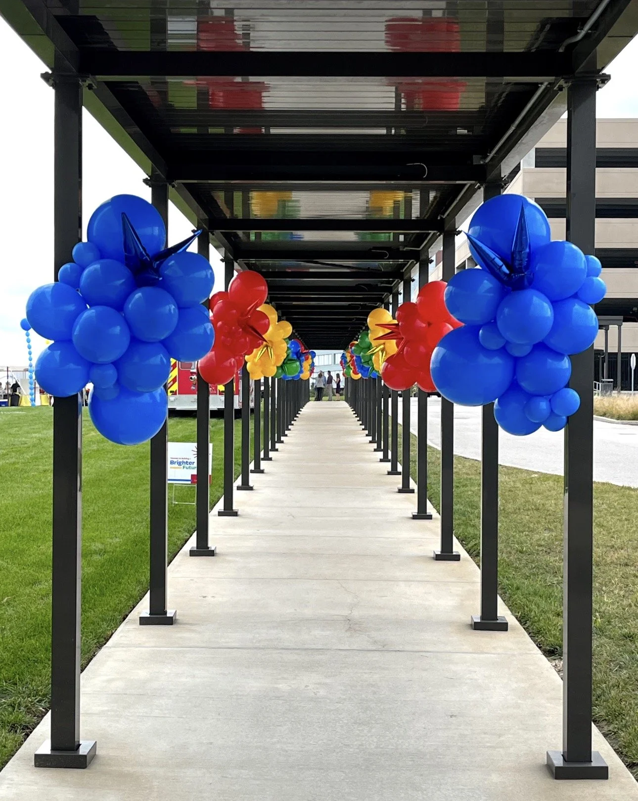 Balloon Poufs for Ground Breaking Event