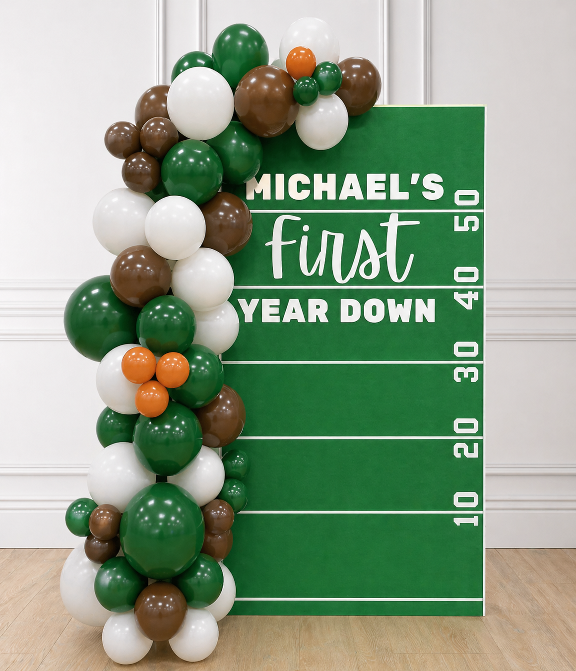 Football First Year Down Party Theme