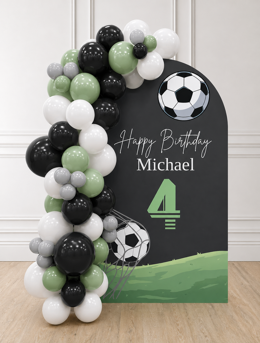 Soccer Birthday Party Balloons