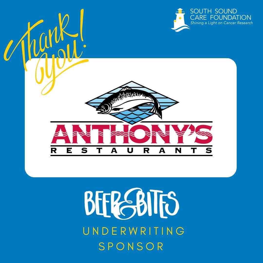 Thank you Anthony's Restaurants for your underwriting sponsorship to CARE! We appreciate you! 🐟 👐