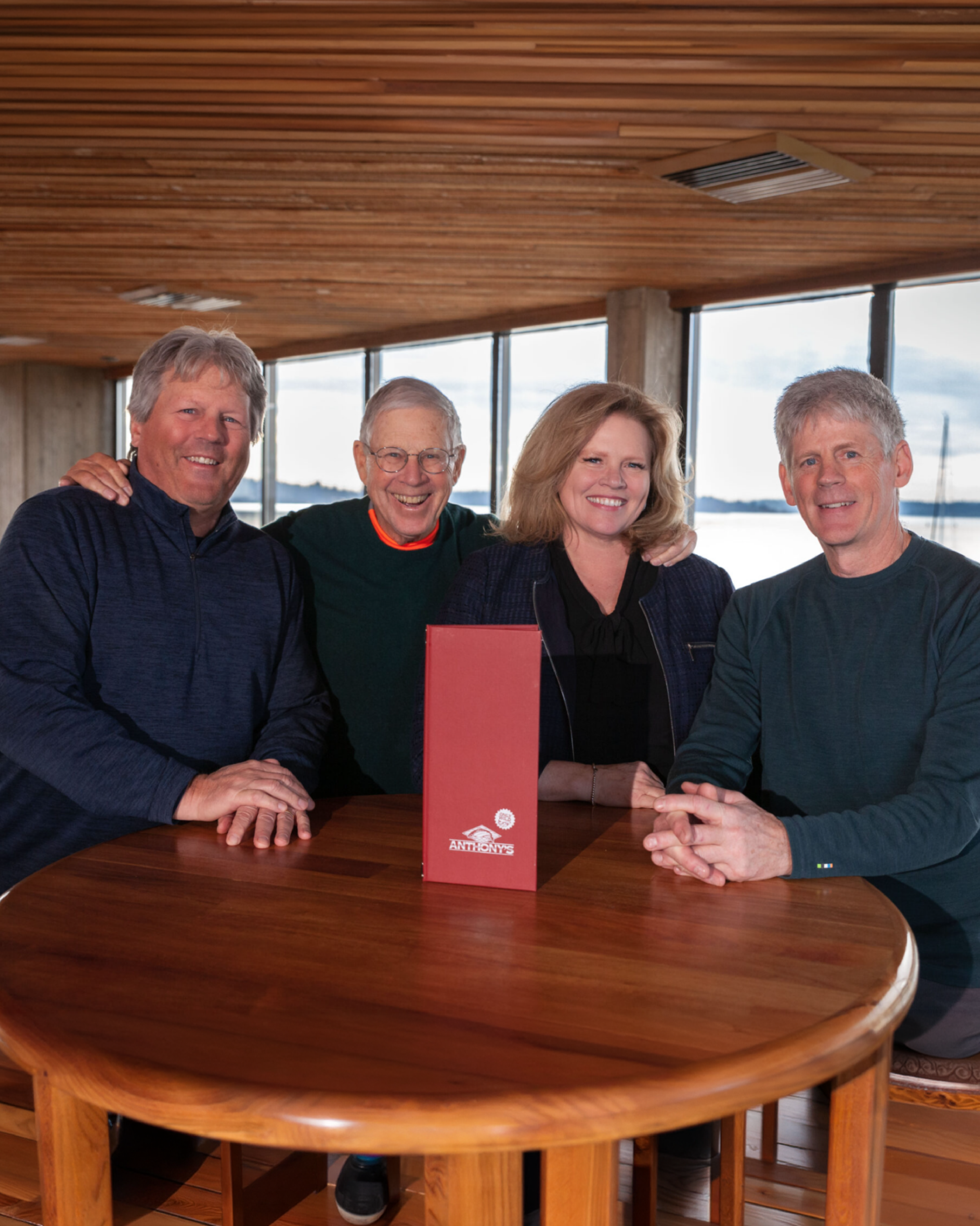 Budd with his children, Herb, Amy and JJ.
